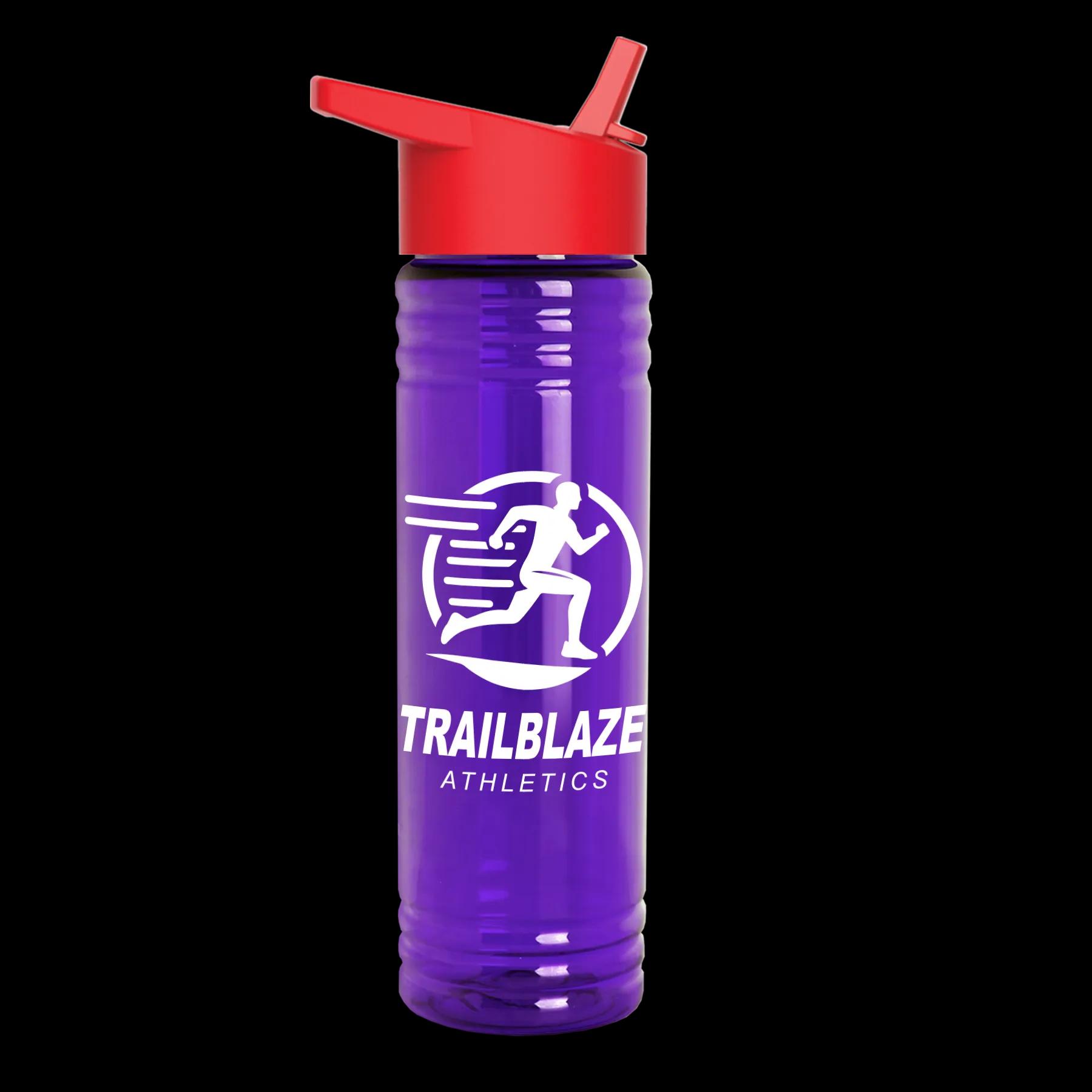 Garyline® Slim Fit RPET Bottle with Flip-Straw Lid - 24 oz. 254 of 292