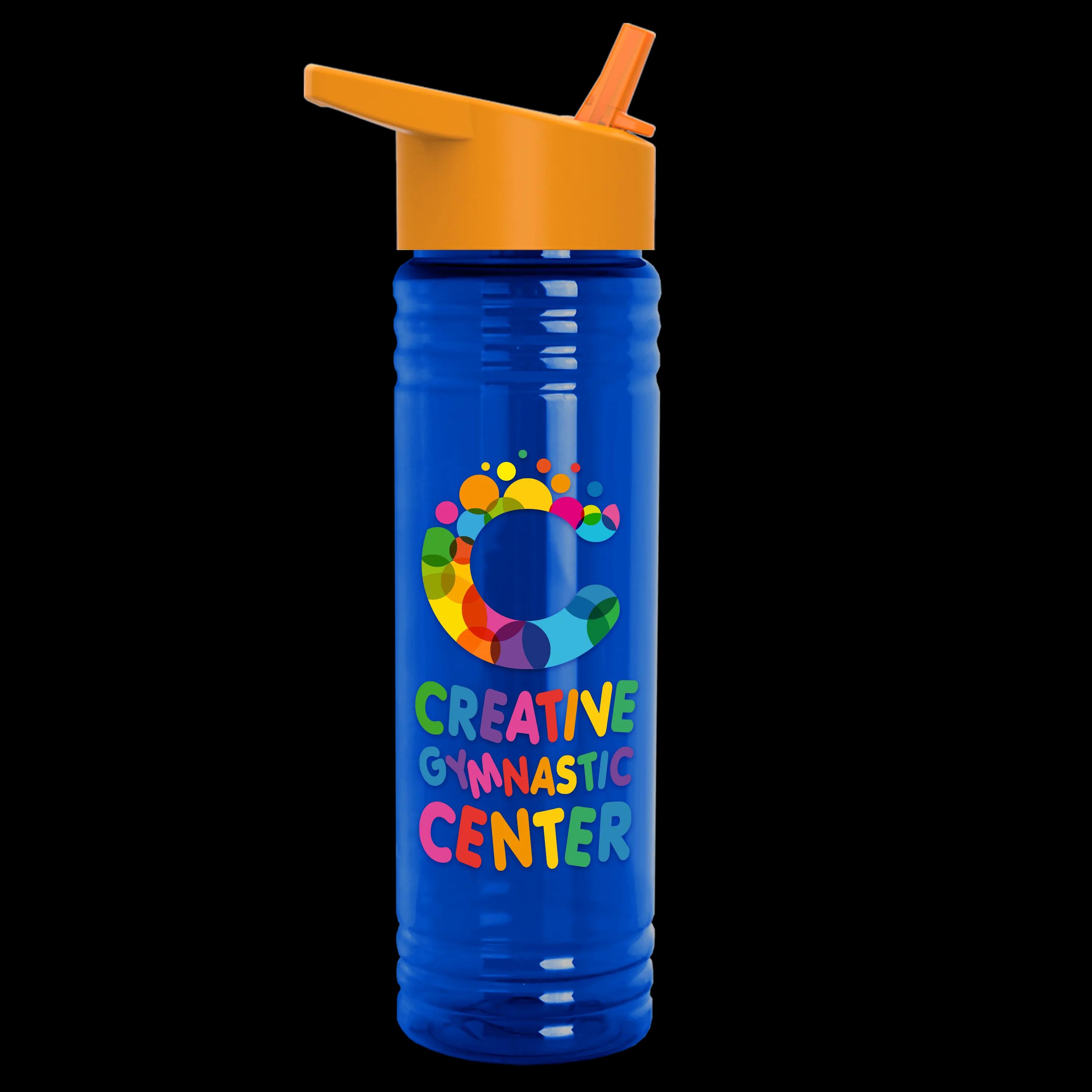 Garyline® Slim Fit RPET Bottle with Flip-Straw Lid - 24 oz. 87 of 292