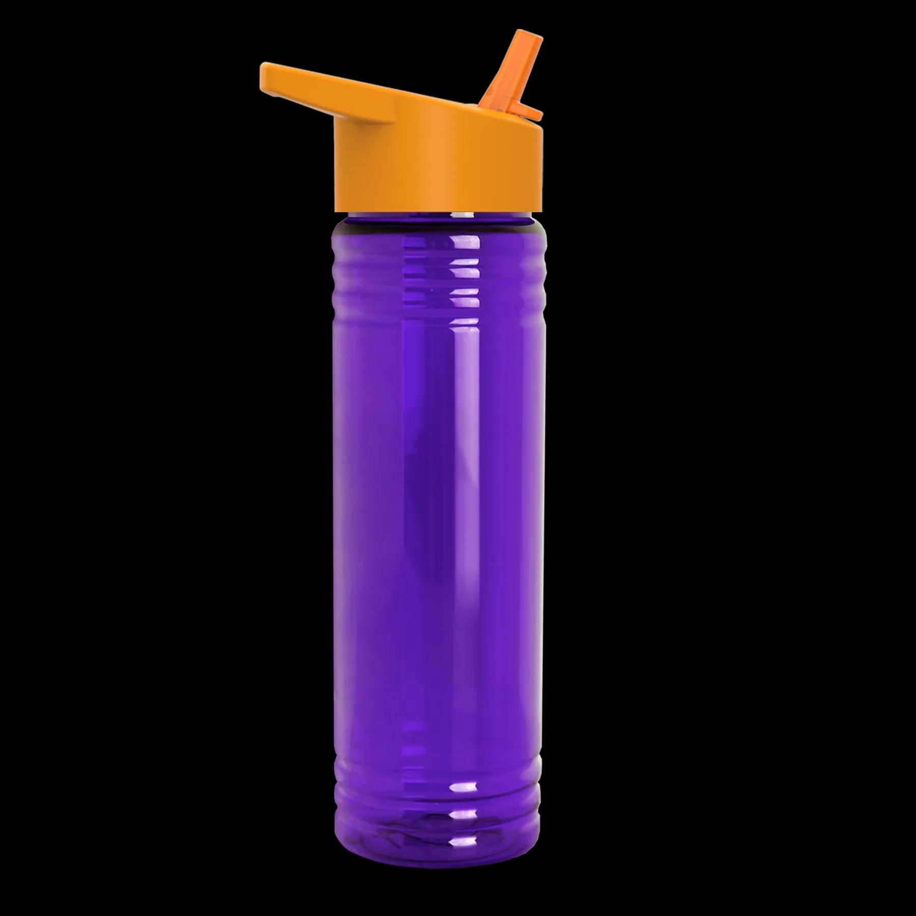 Garyline® Slim Fit RPET Bottle with Flip-Straw Lid - 24 oz. 184 of 292