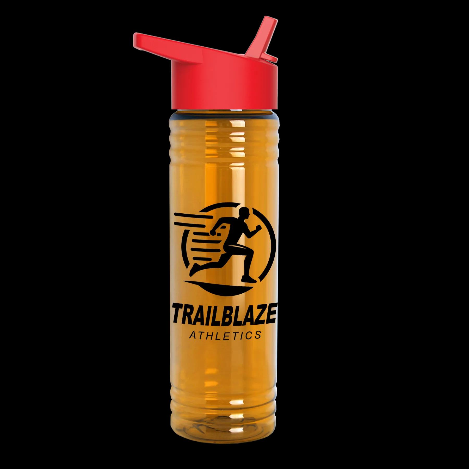 Garyline® Slim Fit RPET Bottle with Flip-Straw Lid - 24 oz. 234 of 292