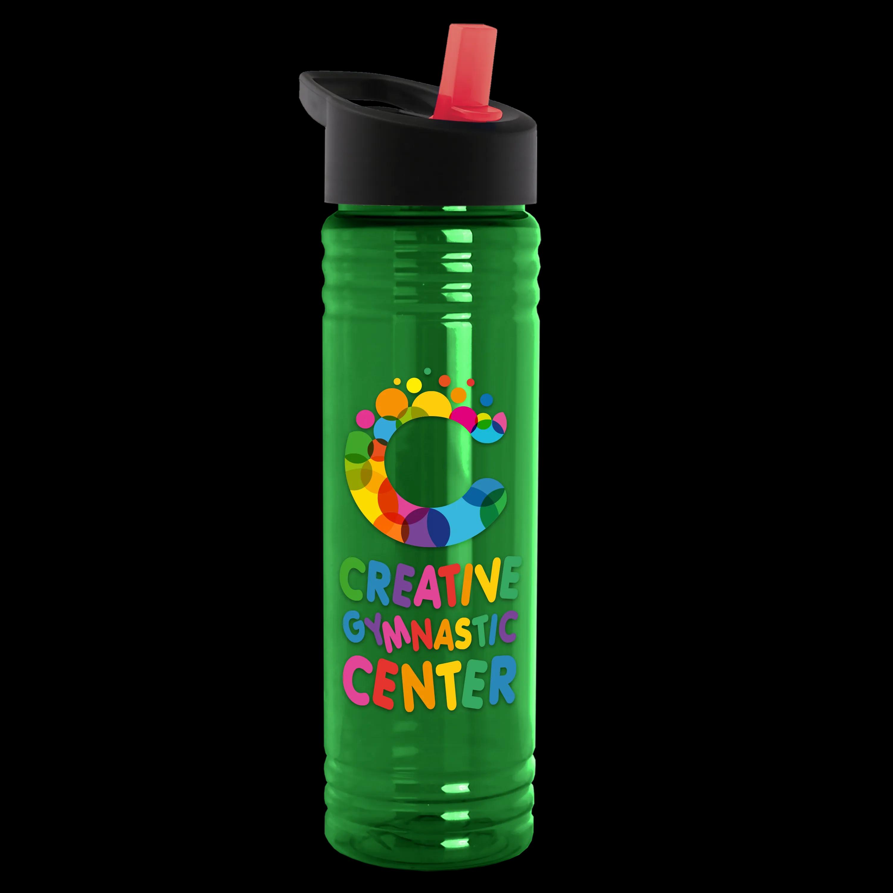Garyline® Slim Fit RPET Bottle with Flip-Straw Lid - 24 oz. 13 of 292