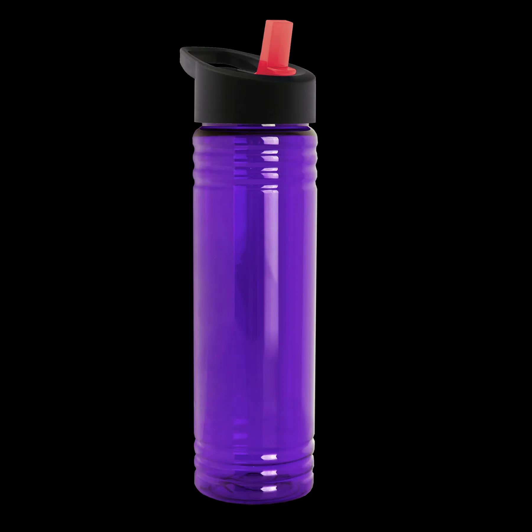 Garyline® Slim Fit RPET Bottle with Flip-Straw Lid - 24 oz. 182 of 292