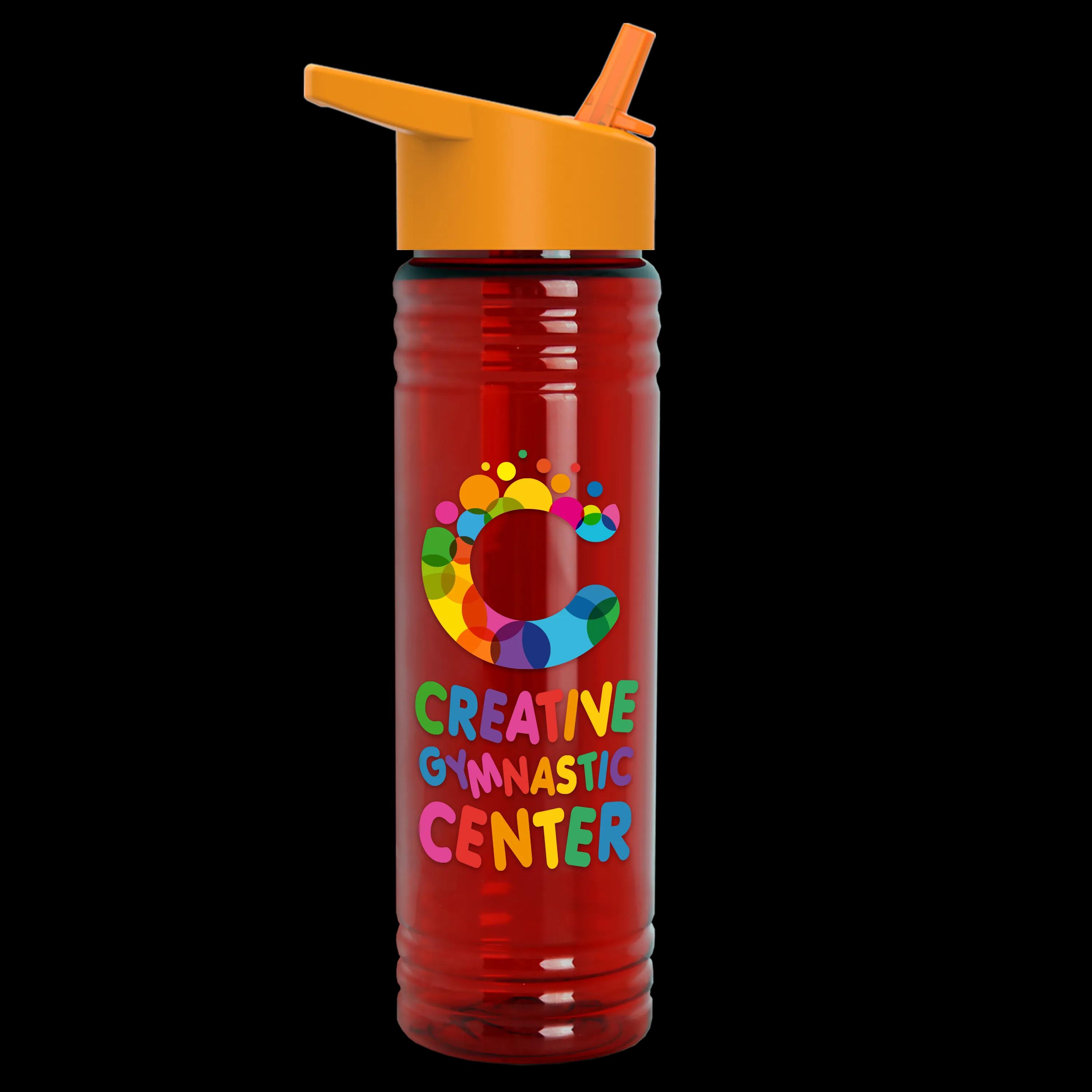 Garyline® Slim Fit RPET Bottle with Flip-Straw Lid - 24 oz. 123 of 292