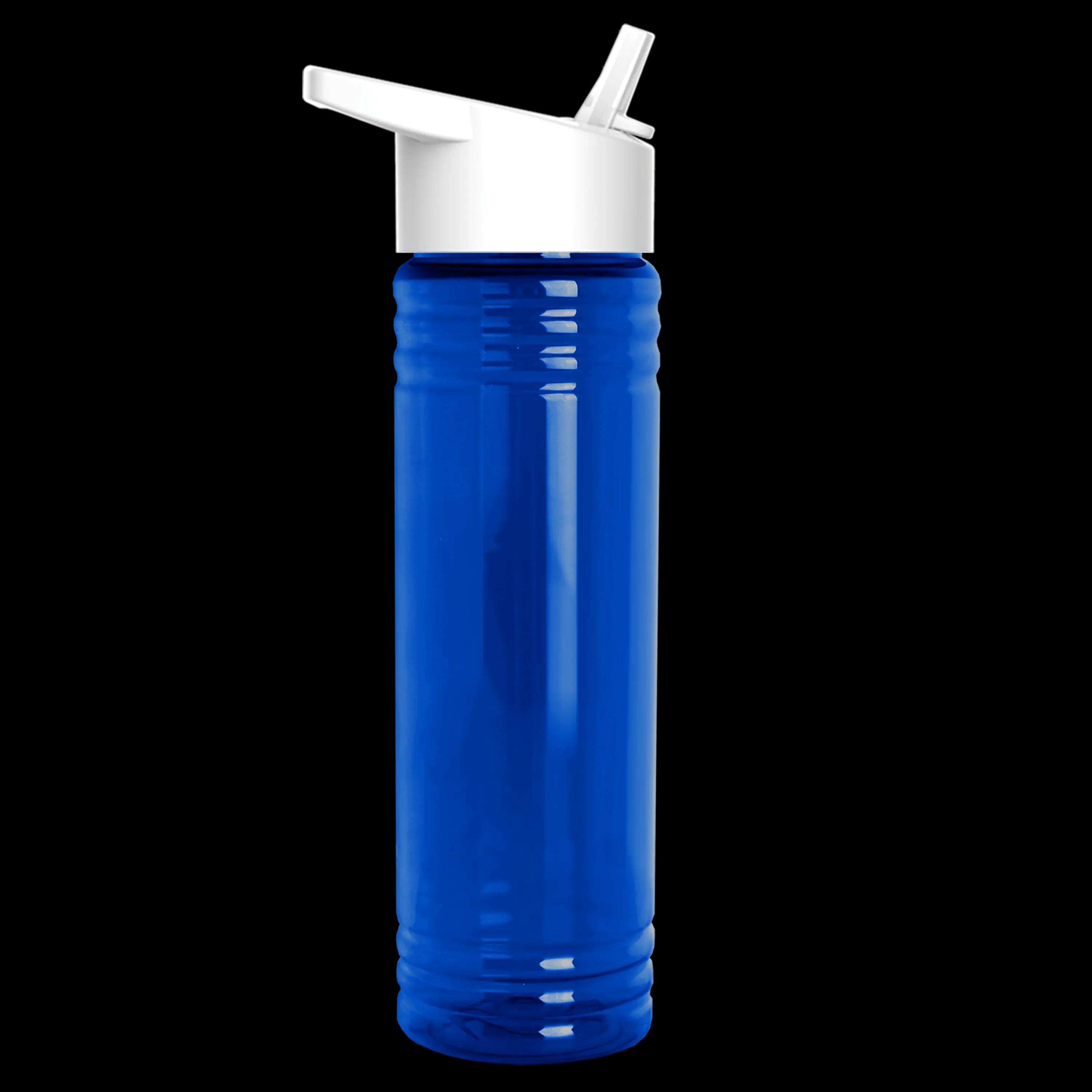 Garyline® Slim Fit RPET Bottle with Flip-Straw Lid - 24 oz. 24 of 292