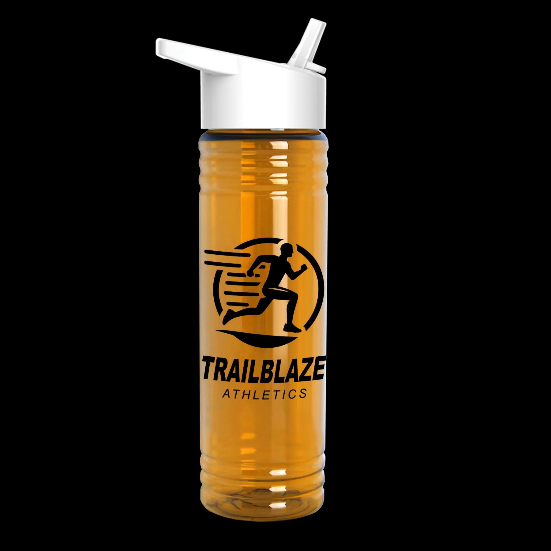 Garyline® Slim Fit RPET Bottle with Flip-Straw Lid - 24 oz. 240 of 292