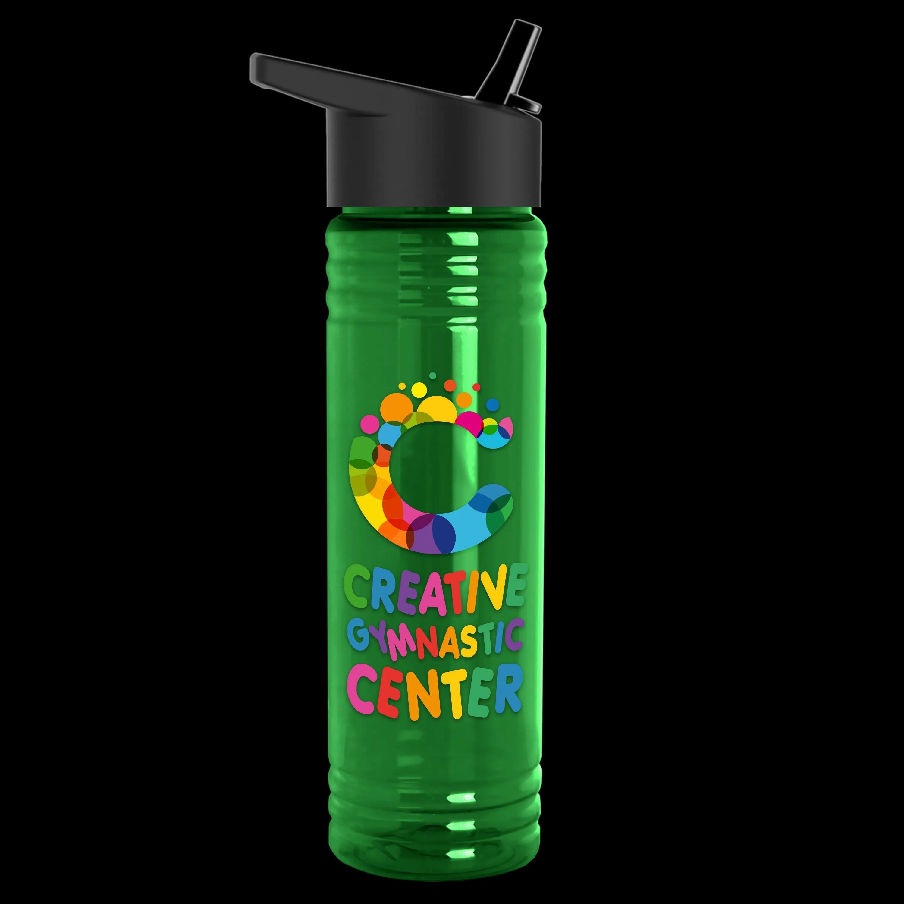 Garyline® Slim Fit RPET Bottle with Flip-Straw Lid - 24 oz. 96 of 292