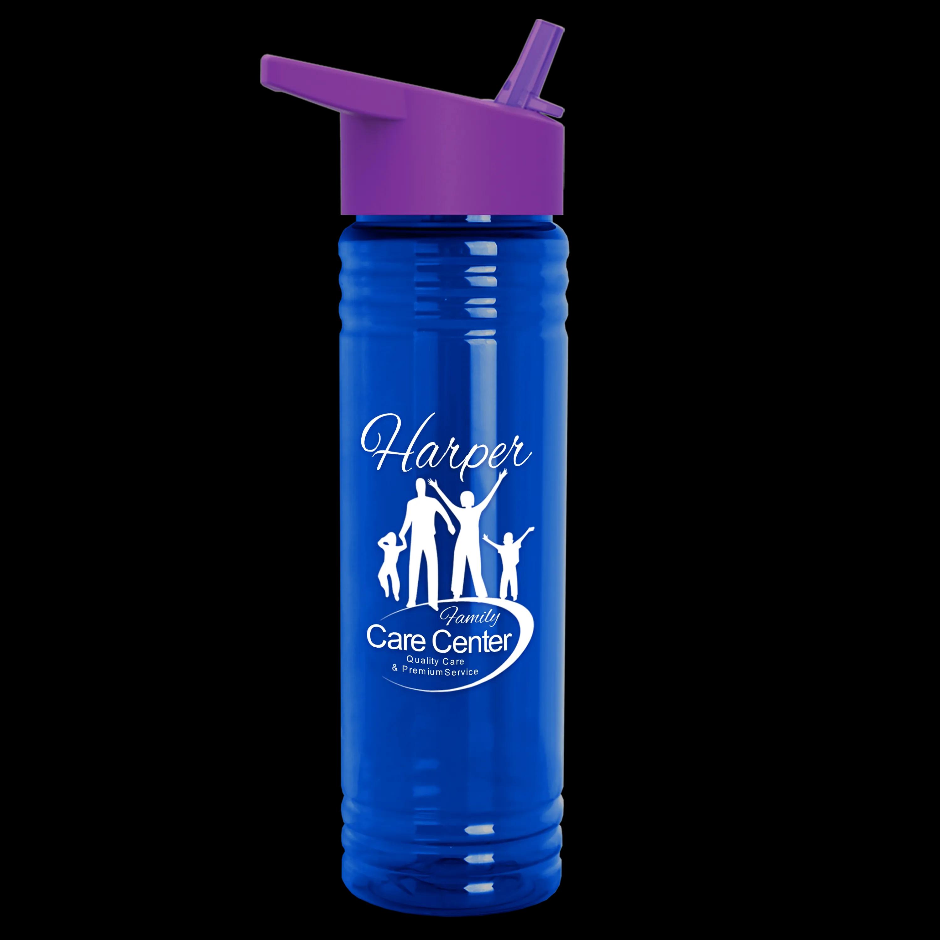Garyline® Slim Fit RPET Bottle with Flip-Straw Lid - 24 oz. 91 of 292