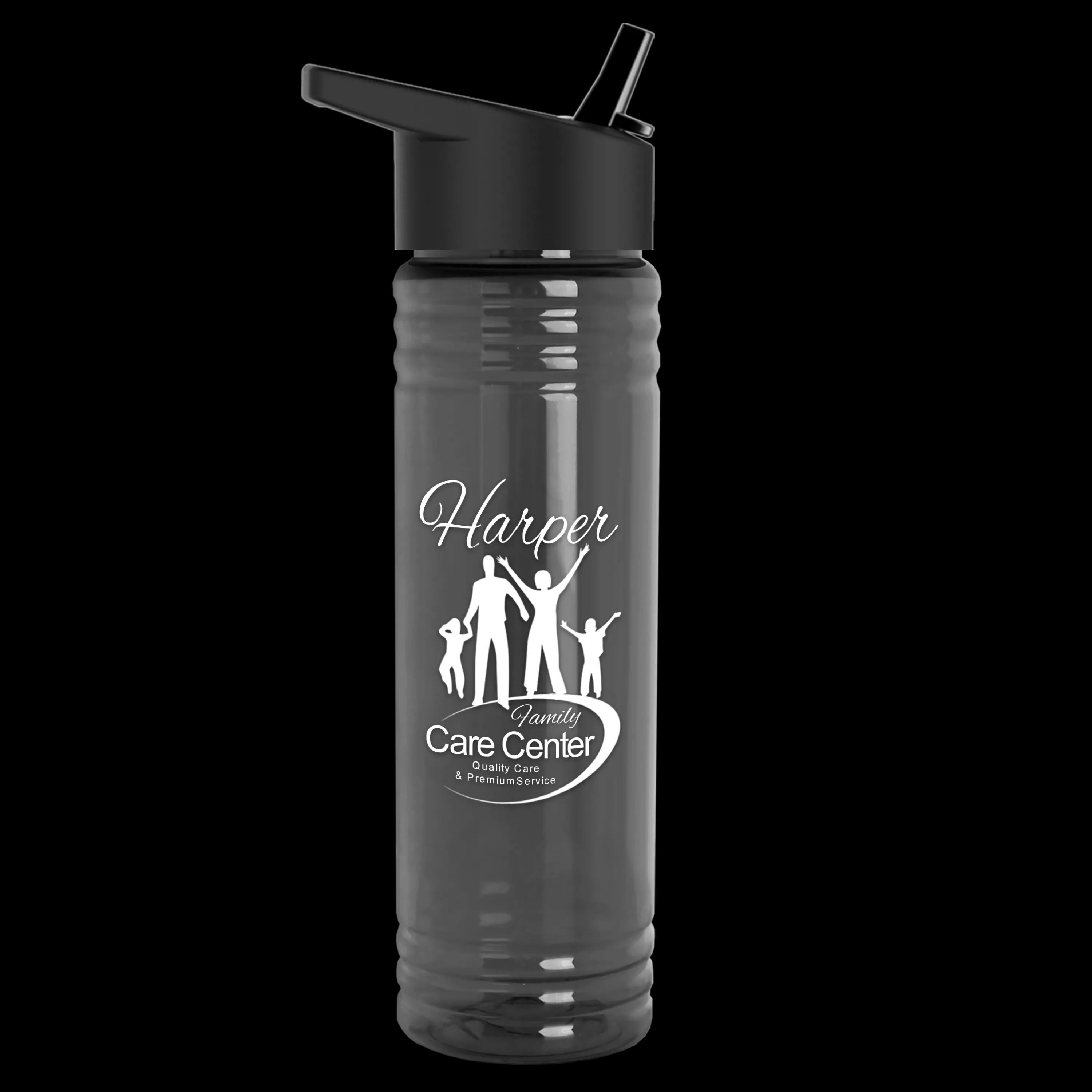 Garyline® Slim Fit RPET Bottle with Flip-Straw Lid - 24 oz. 59 of 292