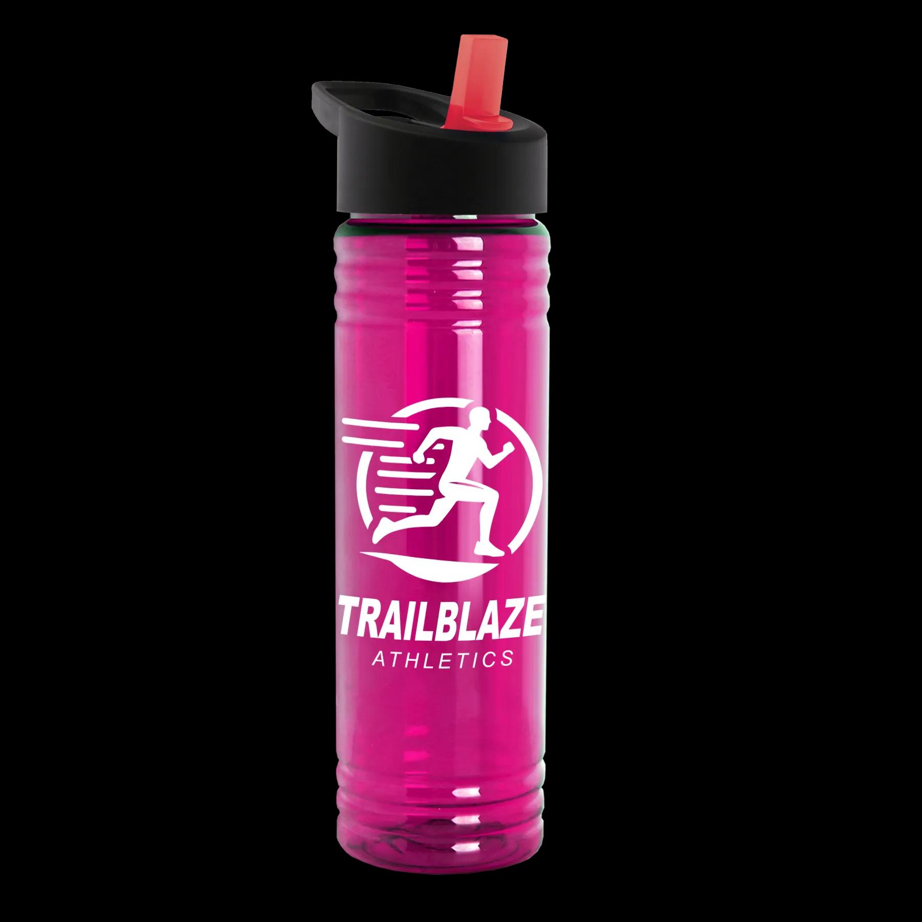 Garyline® Slim Fit RPET Bottle with Flip-Straw Lid - 24 oz. 208 of 292