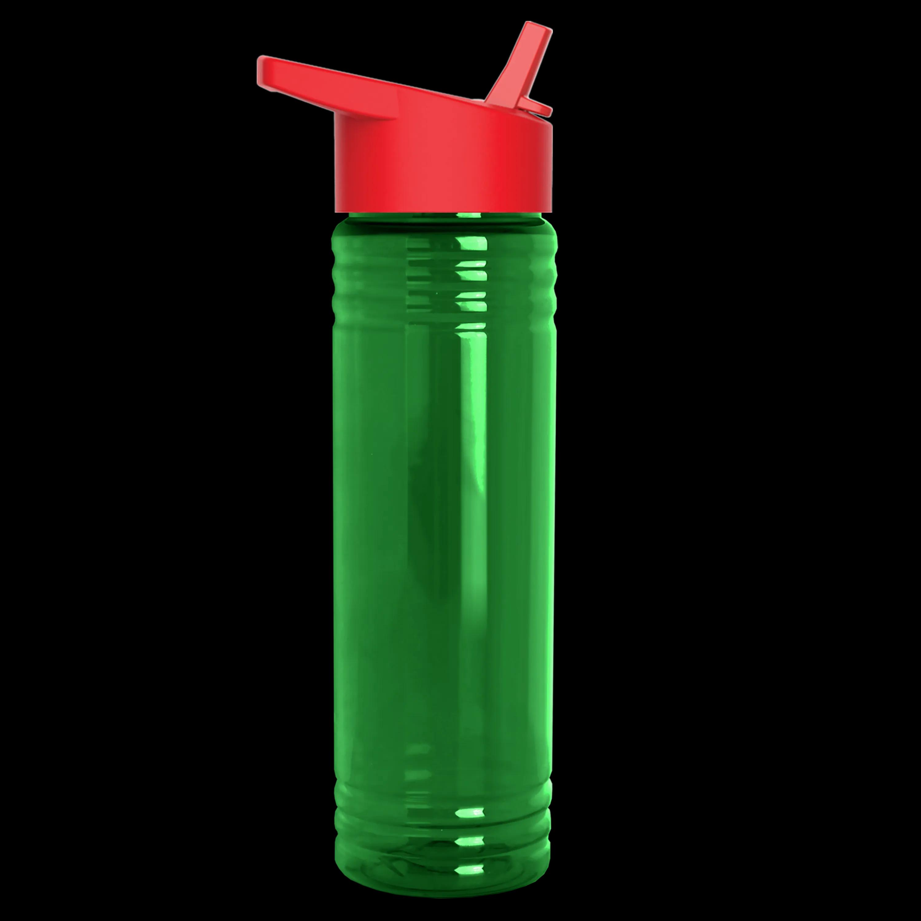 Garyline® Slim Fit RPET Bottle with Flip-Straw Lid - 24 oz. 30 of 292
