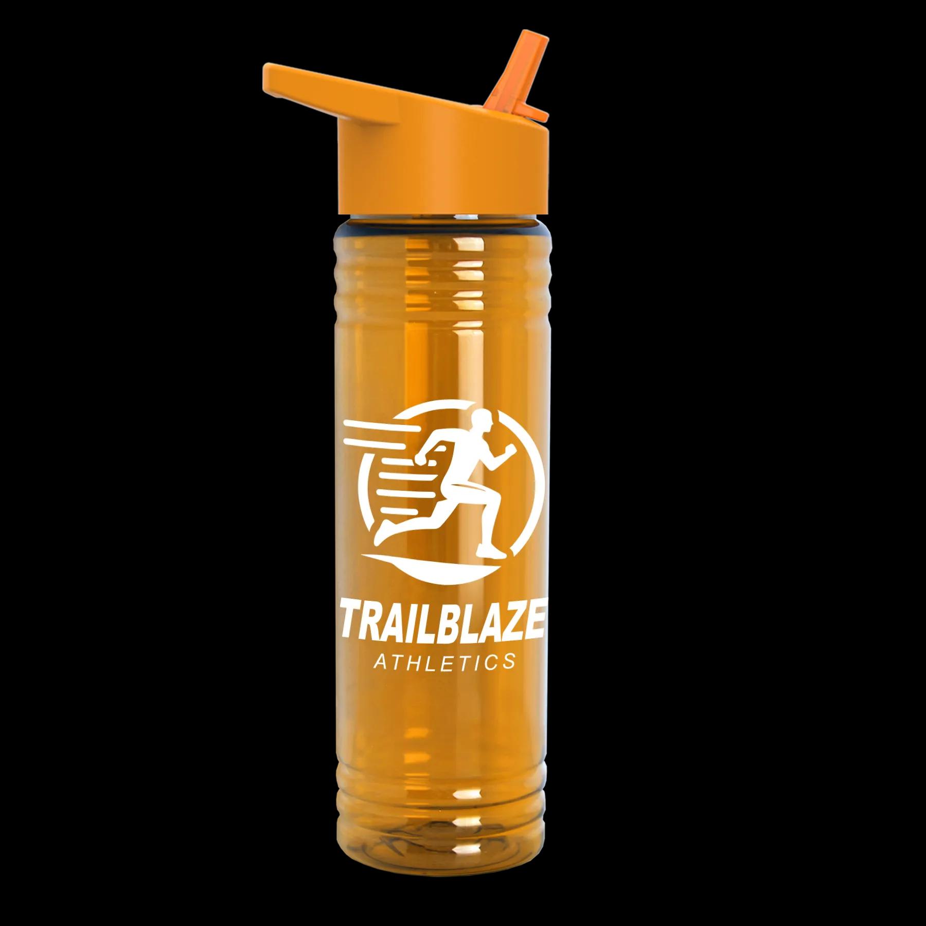 Garyline® Slim Fit RPET Bottle with Flip-Straw Lid - 24 oz. 197 of 292