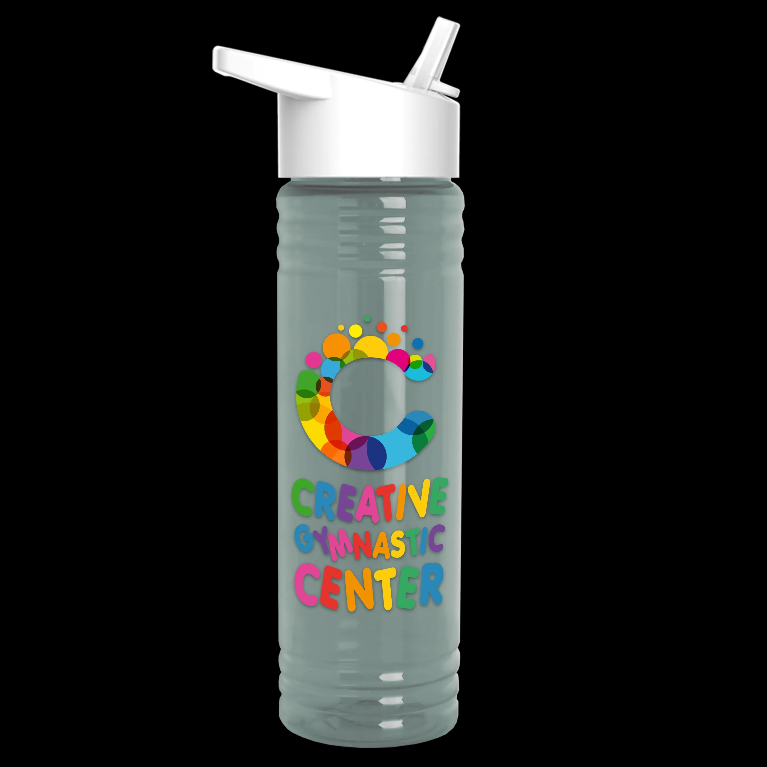 Garyline® Slim Fit RPET Bottle with Flip-Straw Lid - 24 oz. 58 of 292