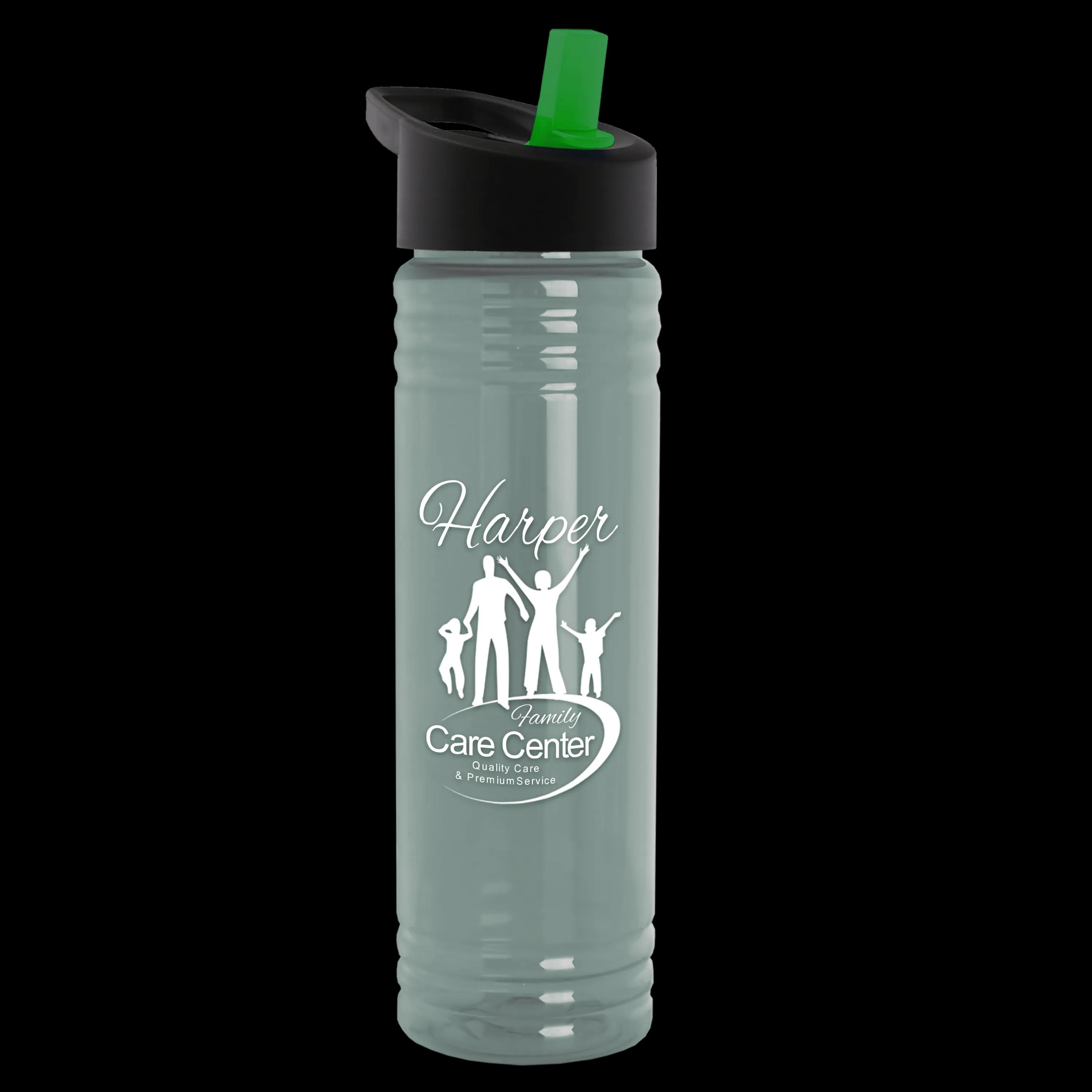 Garyline® Slim Fit RPET Bottle with Flip-Straw Lid - 24 oz. 44 of 292