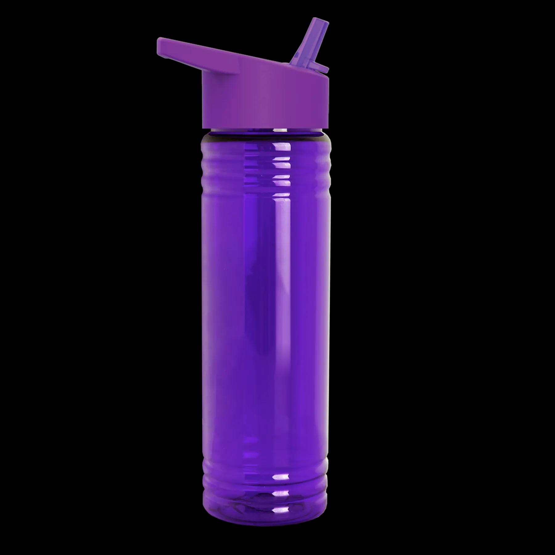 Garyline® Slim Fit RPET Bottle with Flip-Straw Lid - 24 oz. 187 of 292