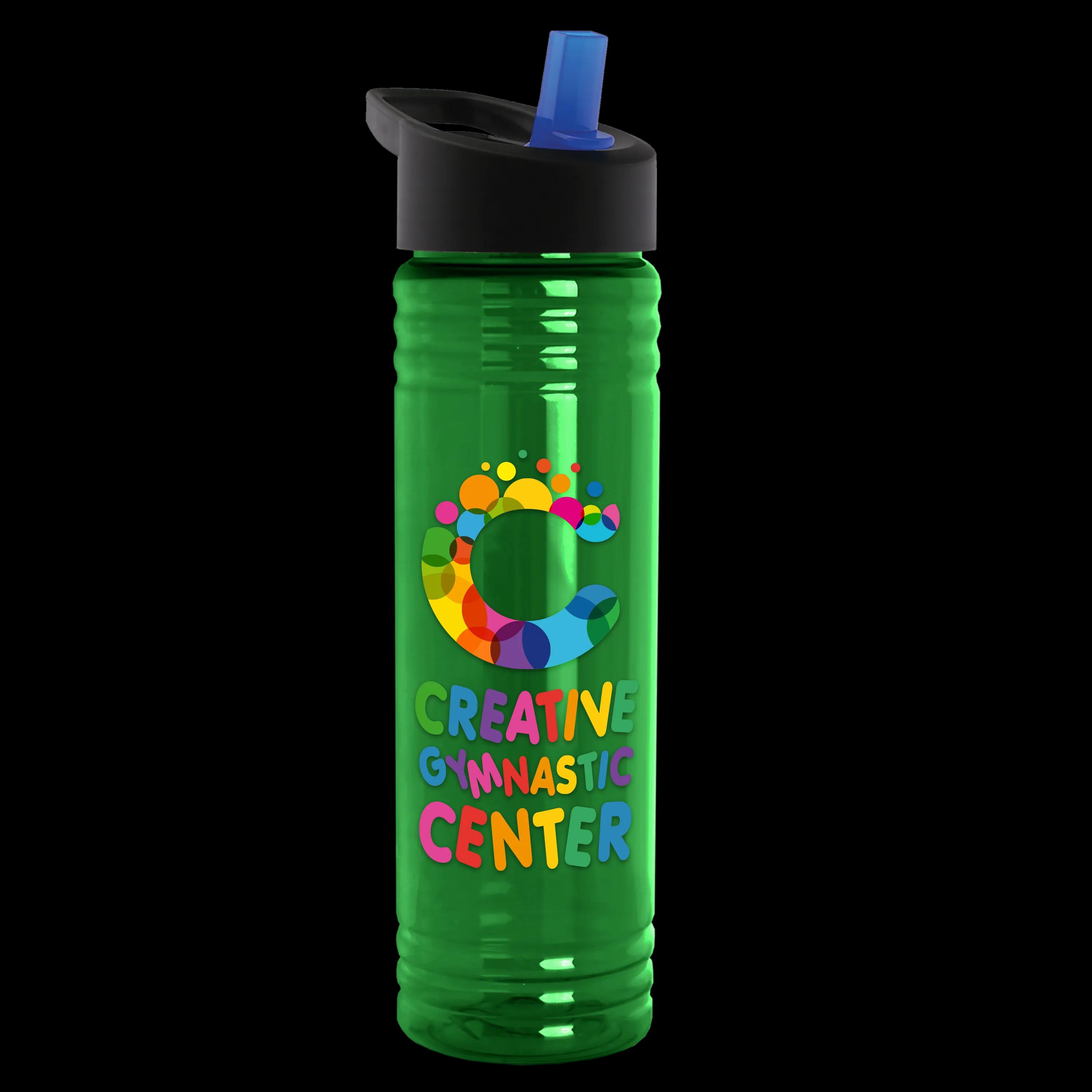 Garyline® Slim Fit RPET Bottle with Flip-Straw Lid - 24 oz. 98 of 292