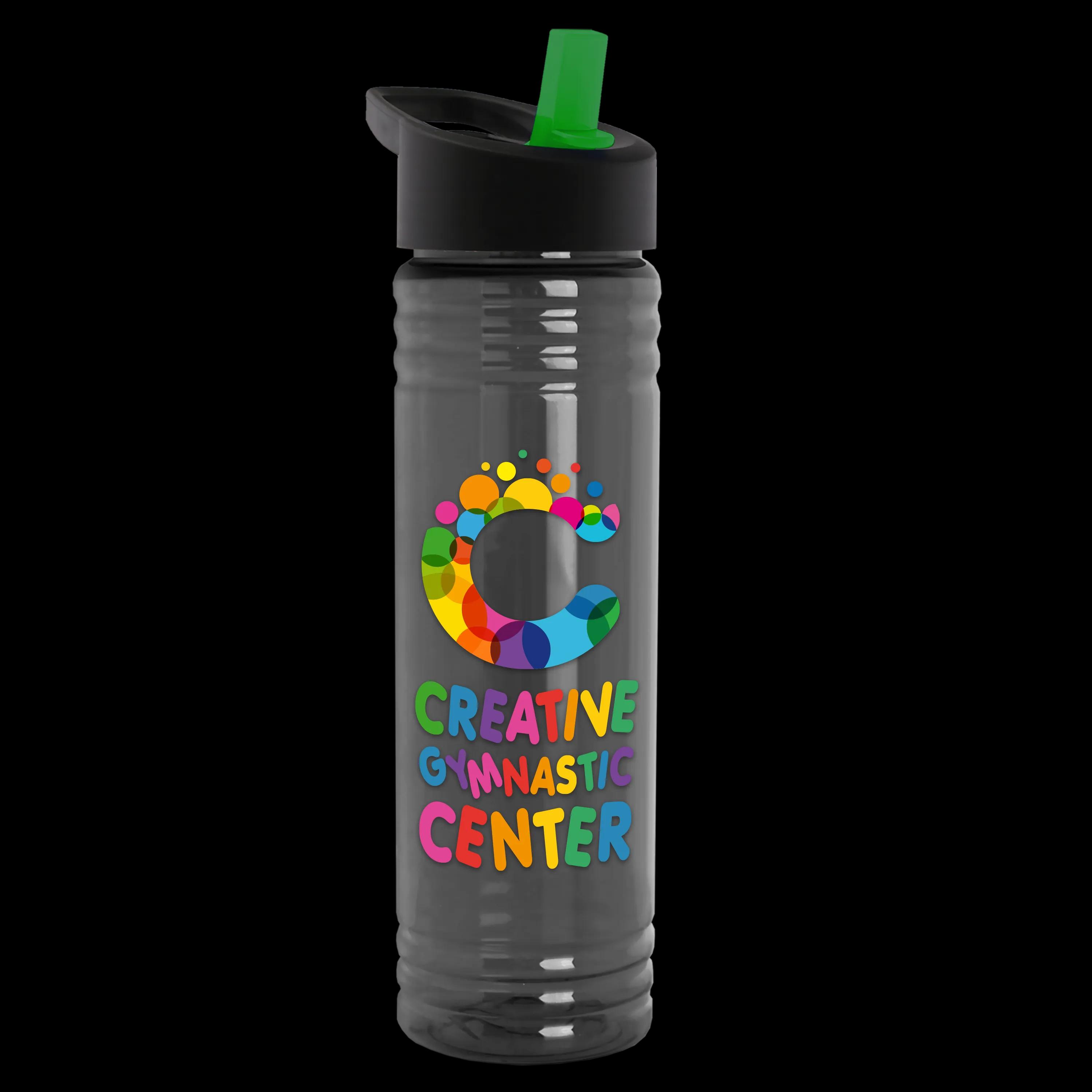 Garyline® Slim Fit RPET Bottle with Flip-Straw Lid - 24 oz. 63 of 292