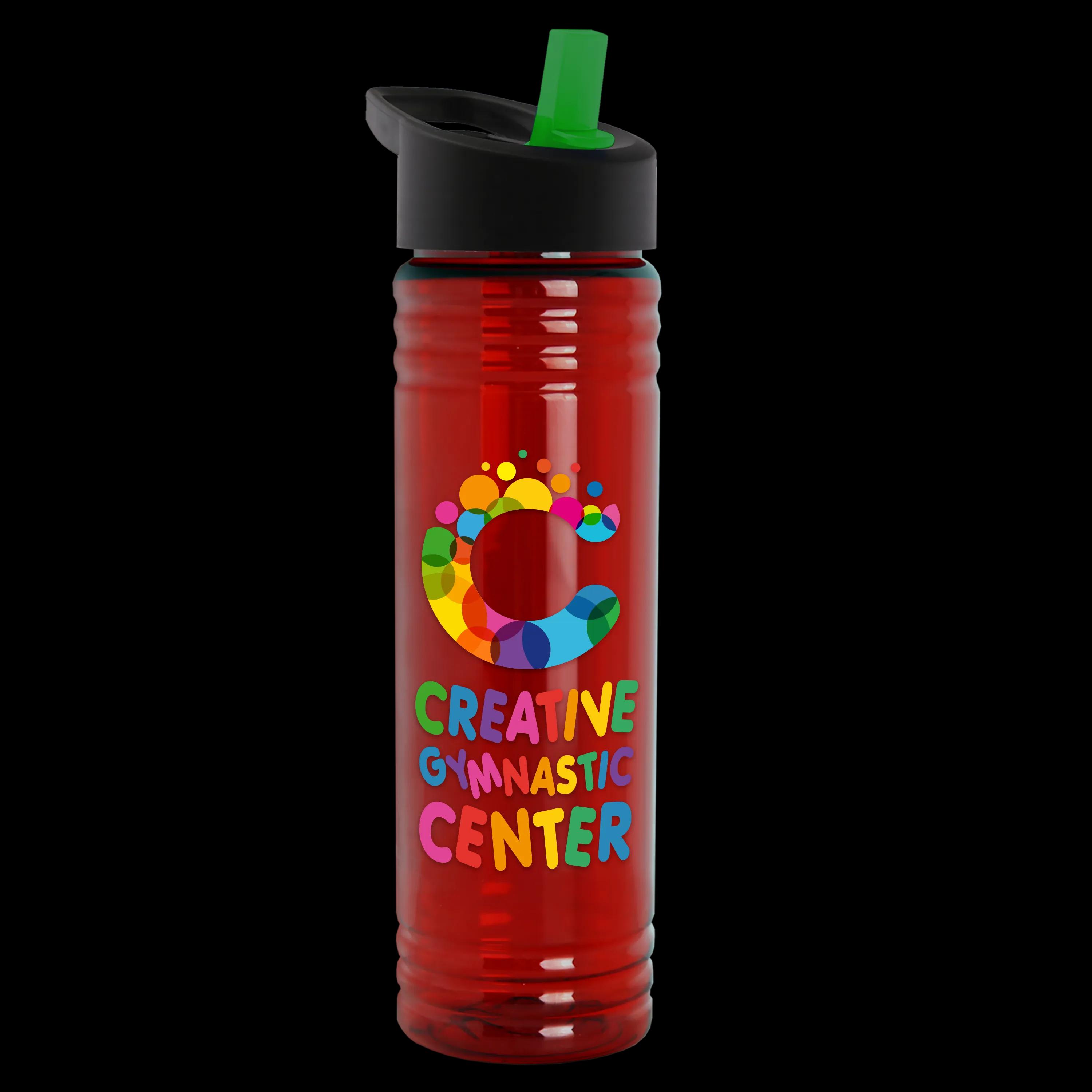 Garyline® Slim Fit RPET Bottle with Flip-Straw Lid - 24 oz. 118 of 292