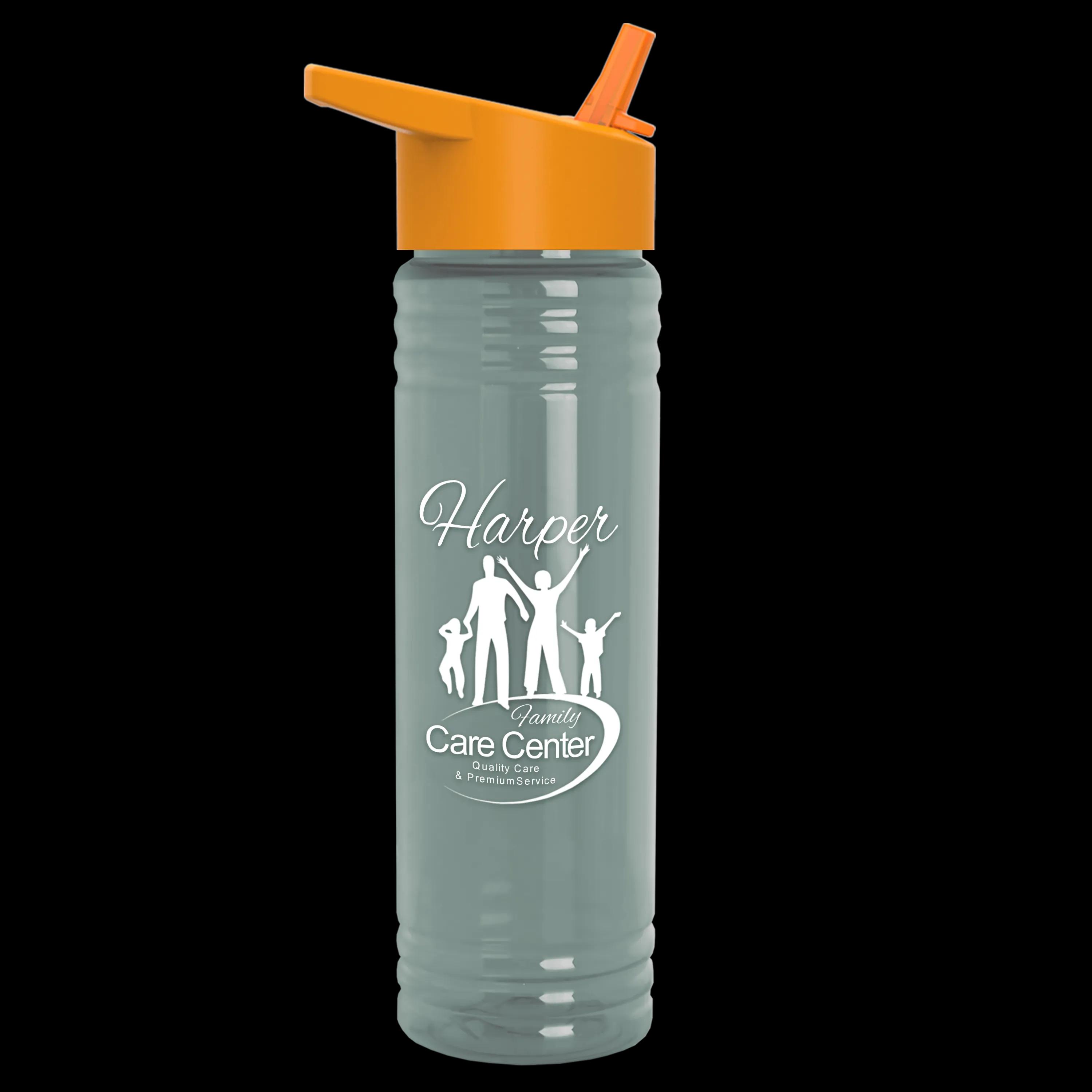 Garyline® Slim Fit RPET Bottle with Flip-Straw Lid - 24 oz. 50 of 292