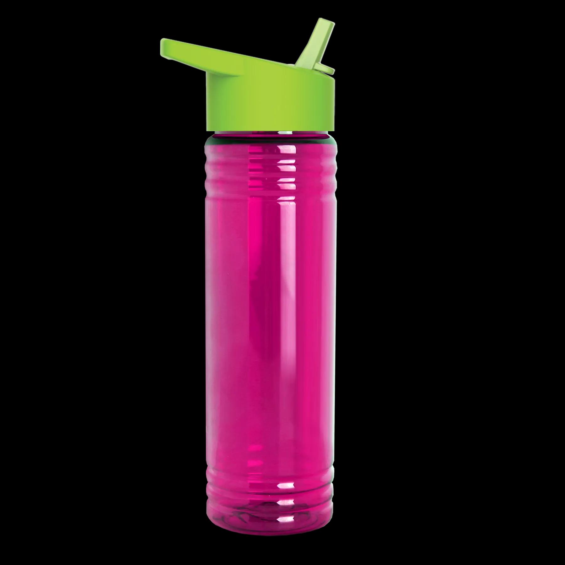 Garyline® Slim Fit RPET Bottle with Flip-Straw Lid - 24 oz. 163 of 292