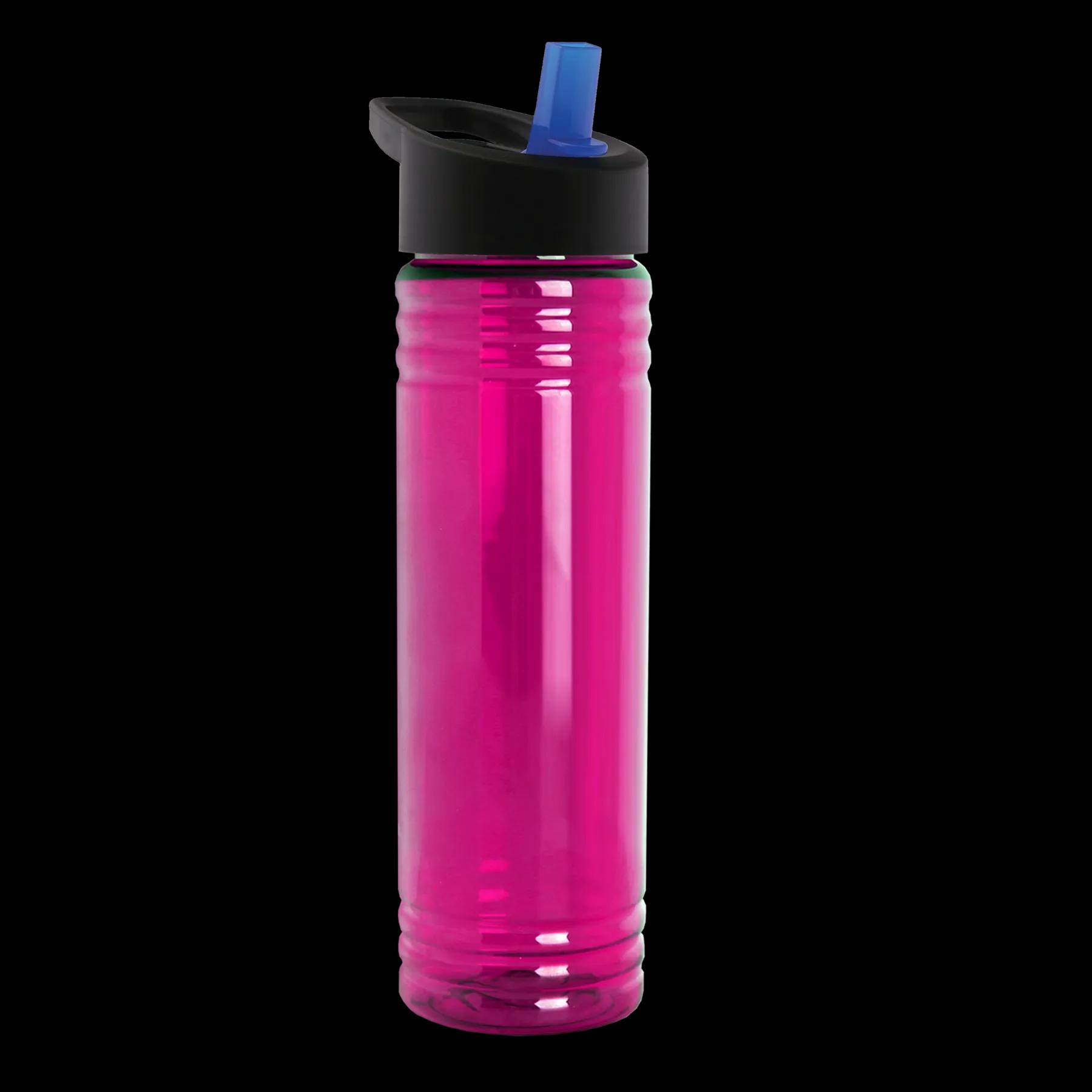 Garyline® Slim Fit RPET Bottle with Flip-Straw Lid - 24 oz. 160 of 292