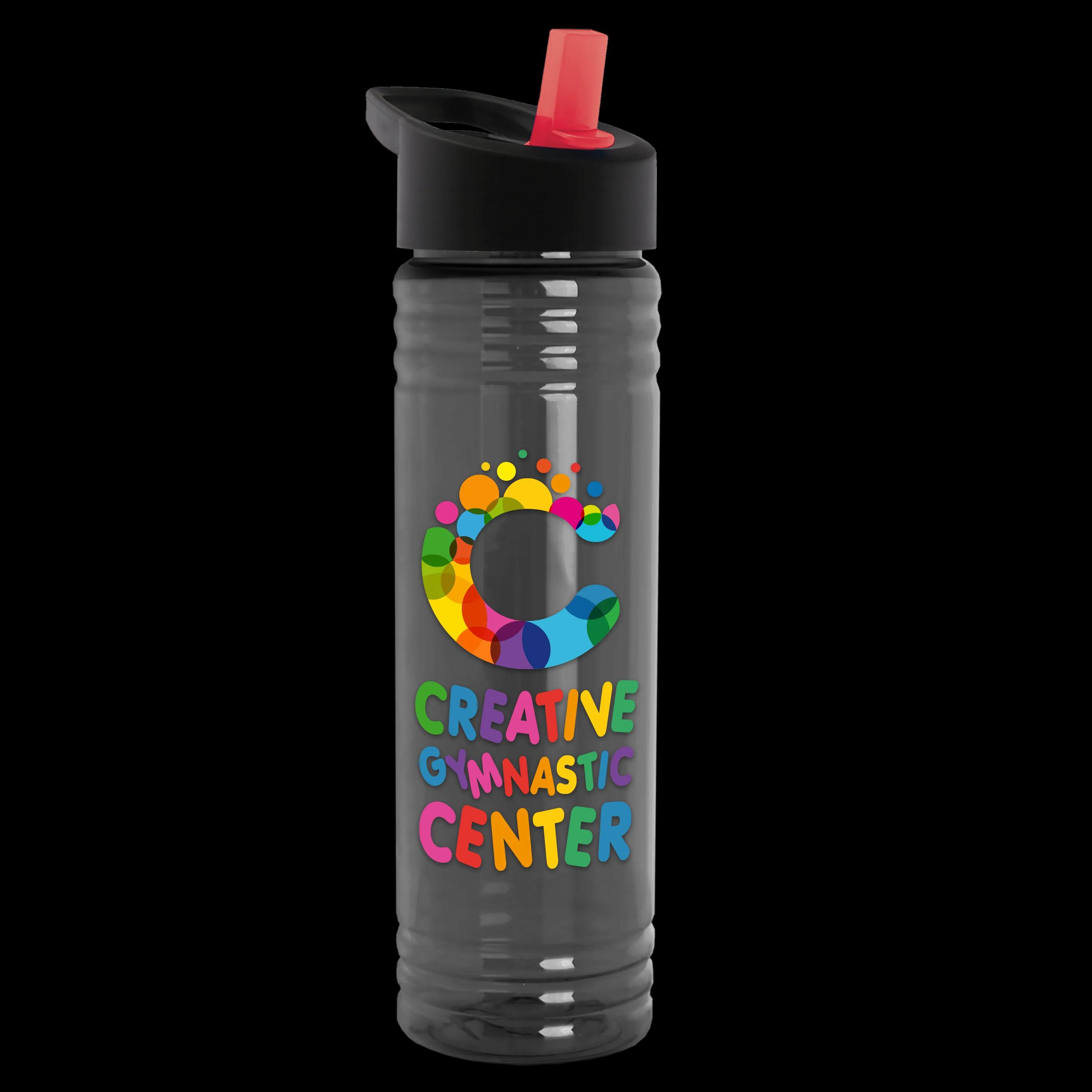 Garyline® Slim Fit RPET Bottle with Flip-Straw Lid - 24 oz. 65 of 292