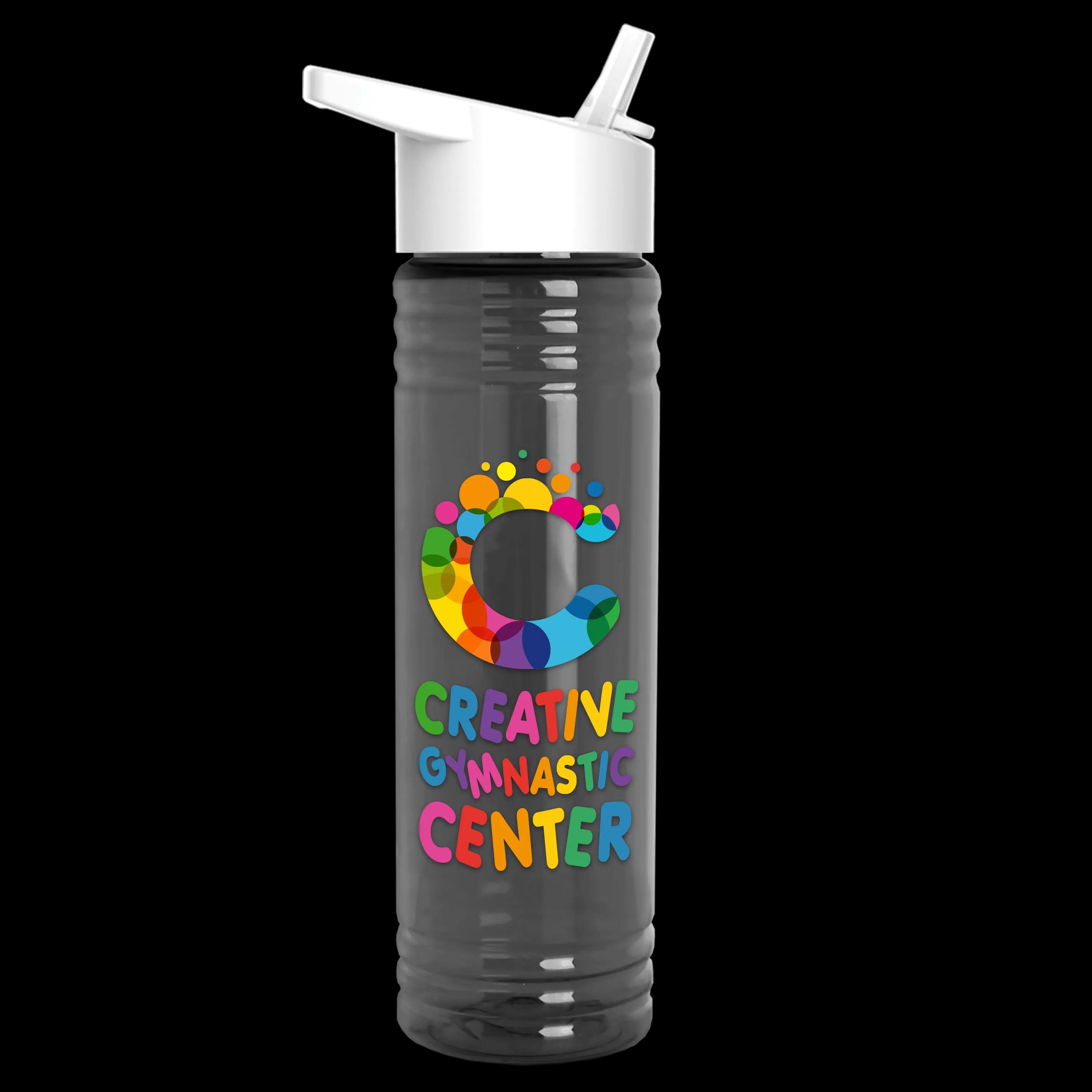 Garyline® Slim Fit RPET Bottle with Flip-Straw Lid - 24 oz. 76 of 292
