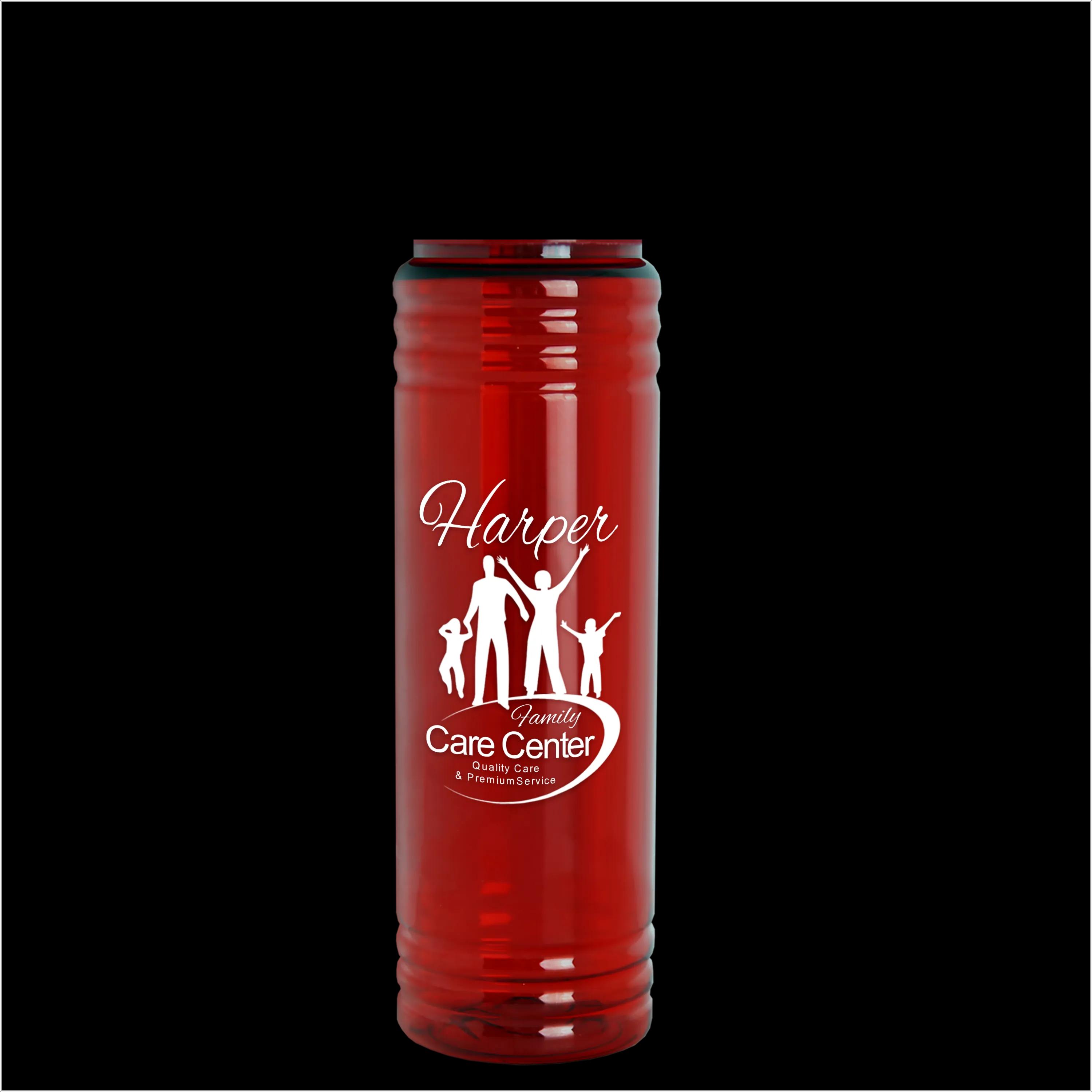 Garyline® Slim Fit RPET Bottle with Flip-Straw Lid - 24 oz. 154 of 292
