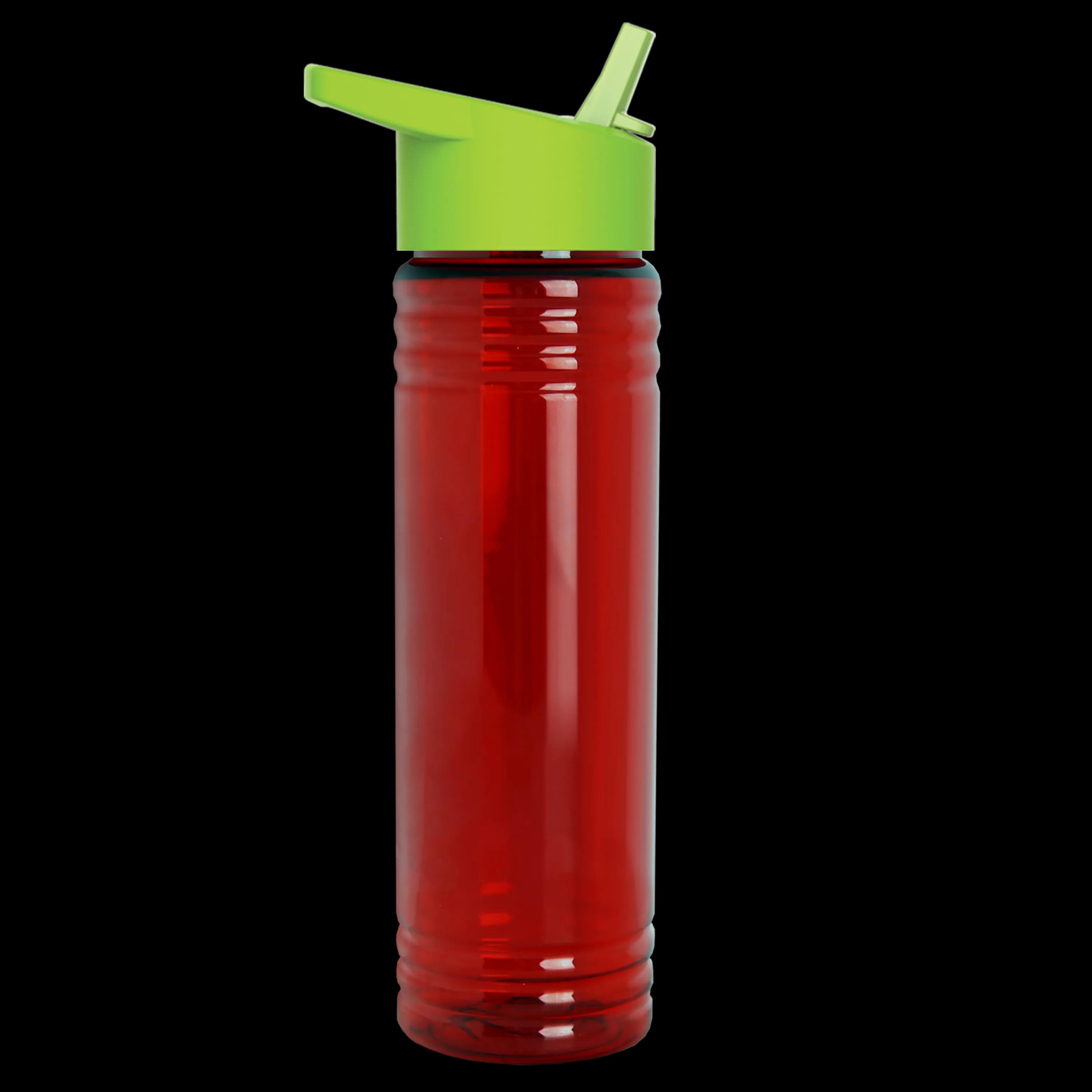 Garyline® Slim Fit RPET Bottle with Flip-Straw Lid - 24 oz. 16 of 292