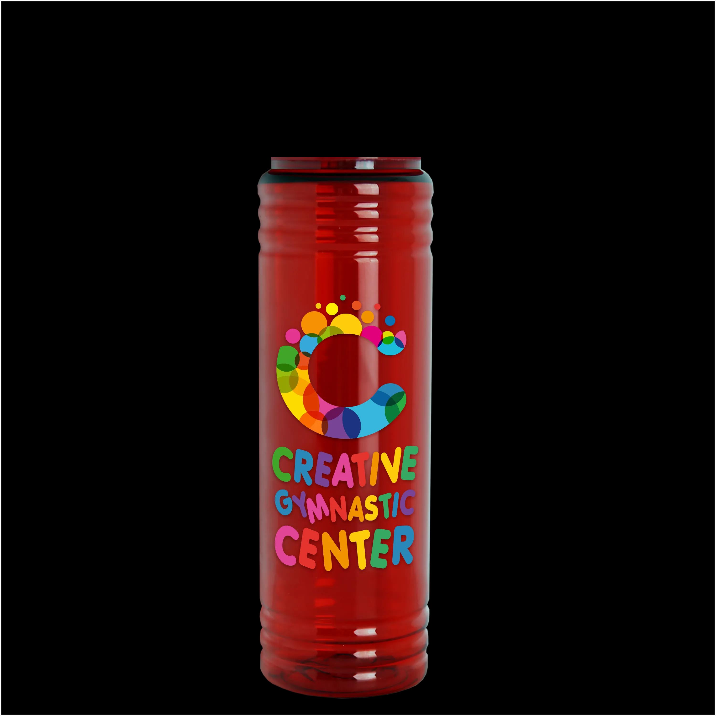 Garyline® Slim Fit RPET Bottle with Flip-Straw Lid - 24 oz. 155 of 292