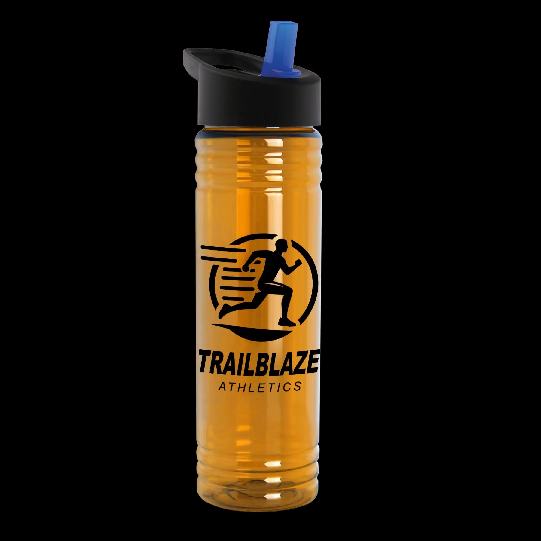 Garyline® Slim Fit RPET Bottle with Flip-Straw Lid - 24 oz. 223 of 292