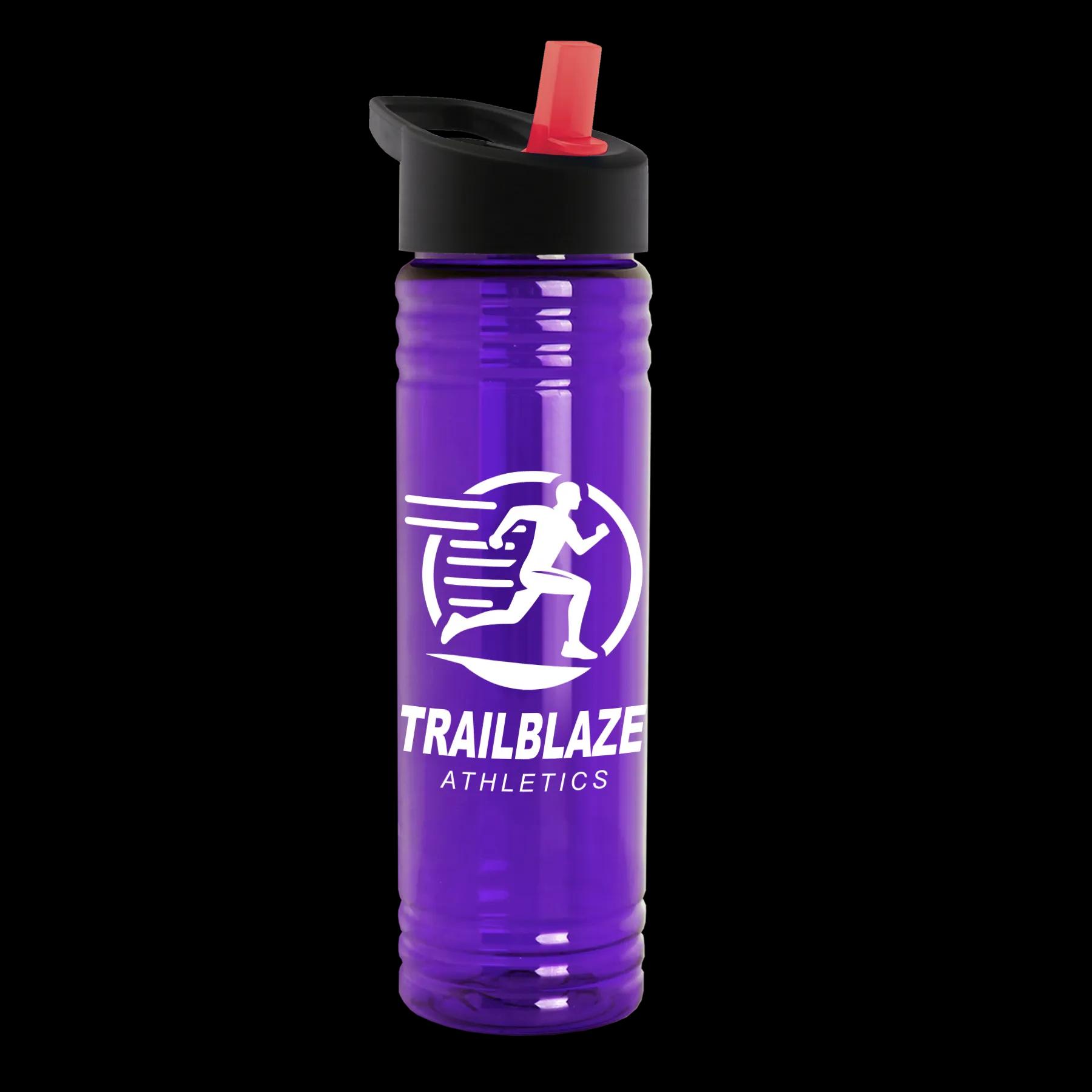 Garyline® Slim Fit RPET Bottle with Flip-Straw Lid - 24 oz. 248 of 292