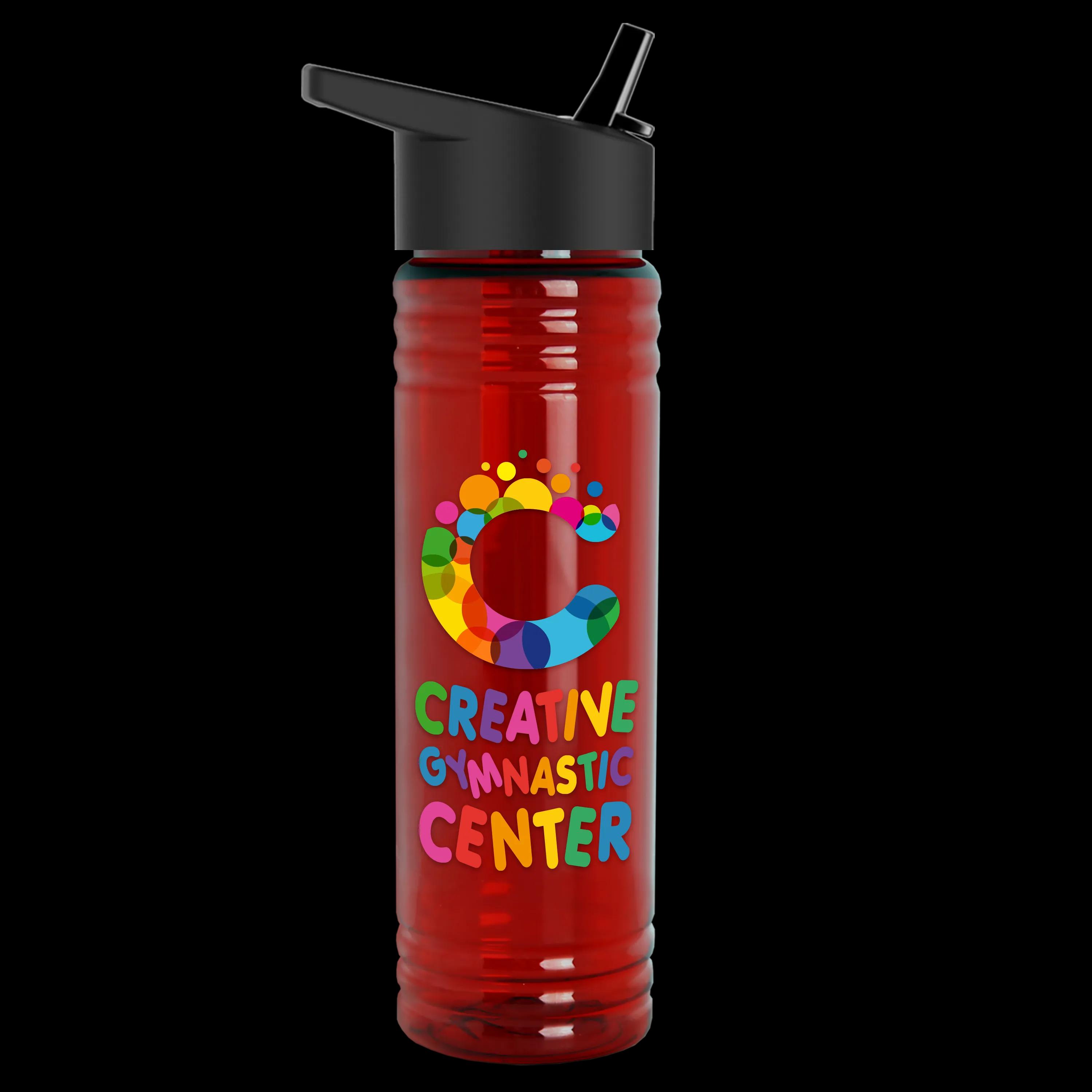 Garyline® Slim Fit RPET Bottle with Flip-Straw Lid - 24 oz. 114 of 292