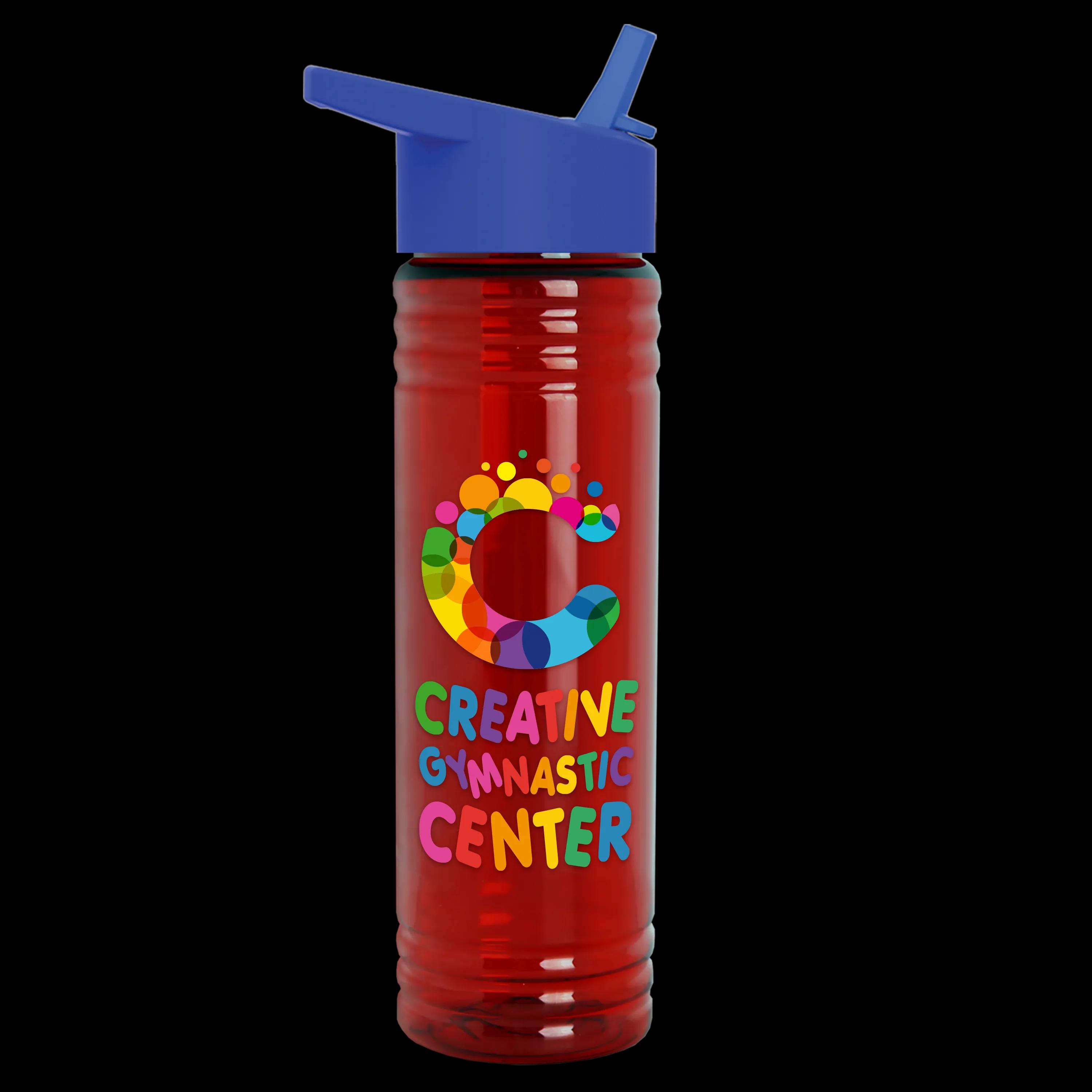 Garyline® Slim Fit RPET Bottle with Flip-Straw Lid - 24 oz. 127 of 292