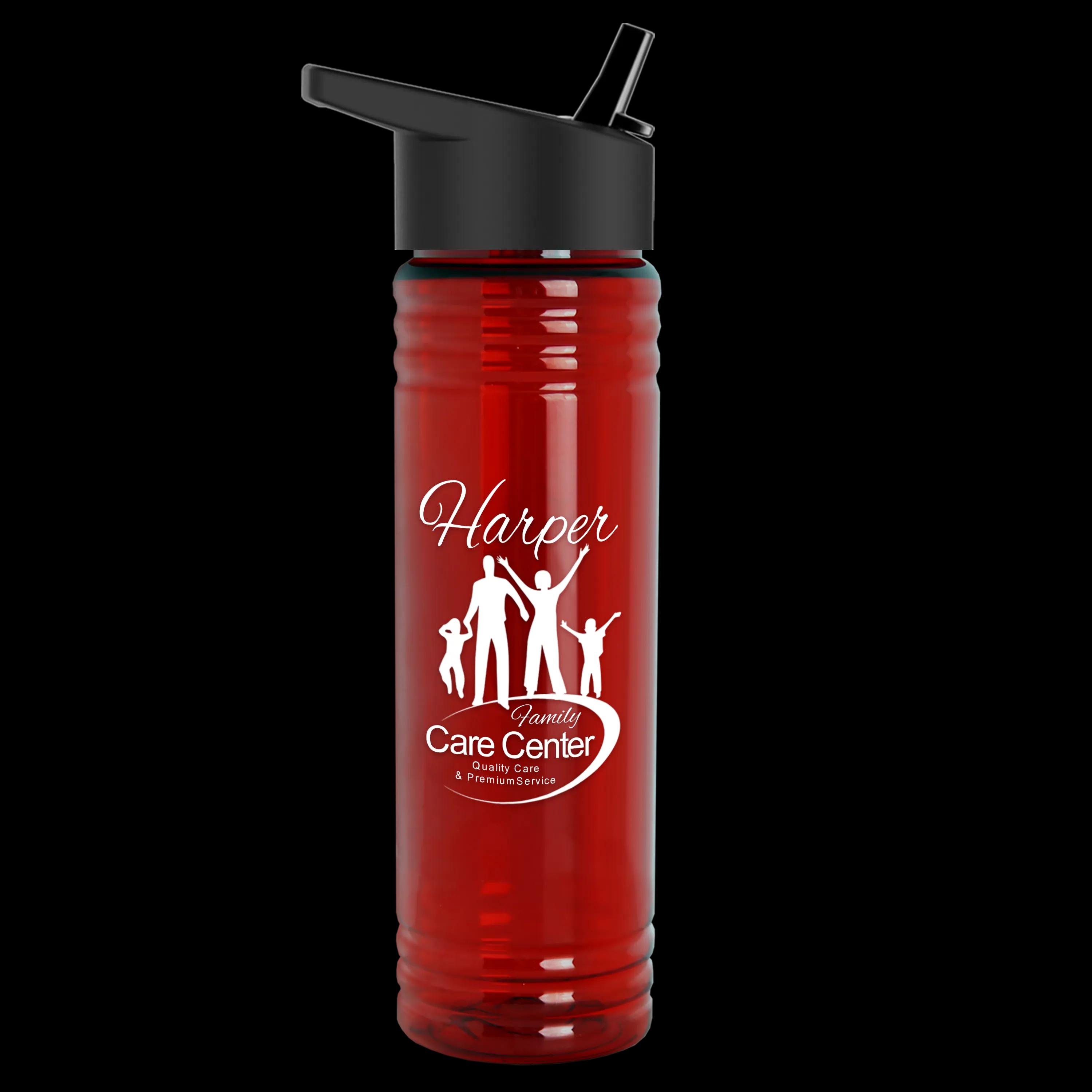 Garyline® Slim Fit RPET Bottle with Flip-Straw Lid - 24 oz. 113 of 292