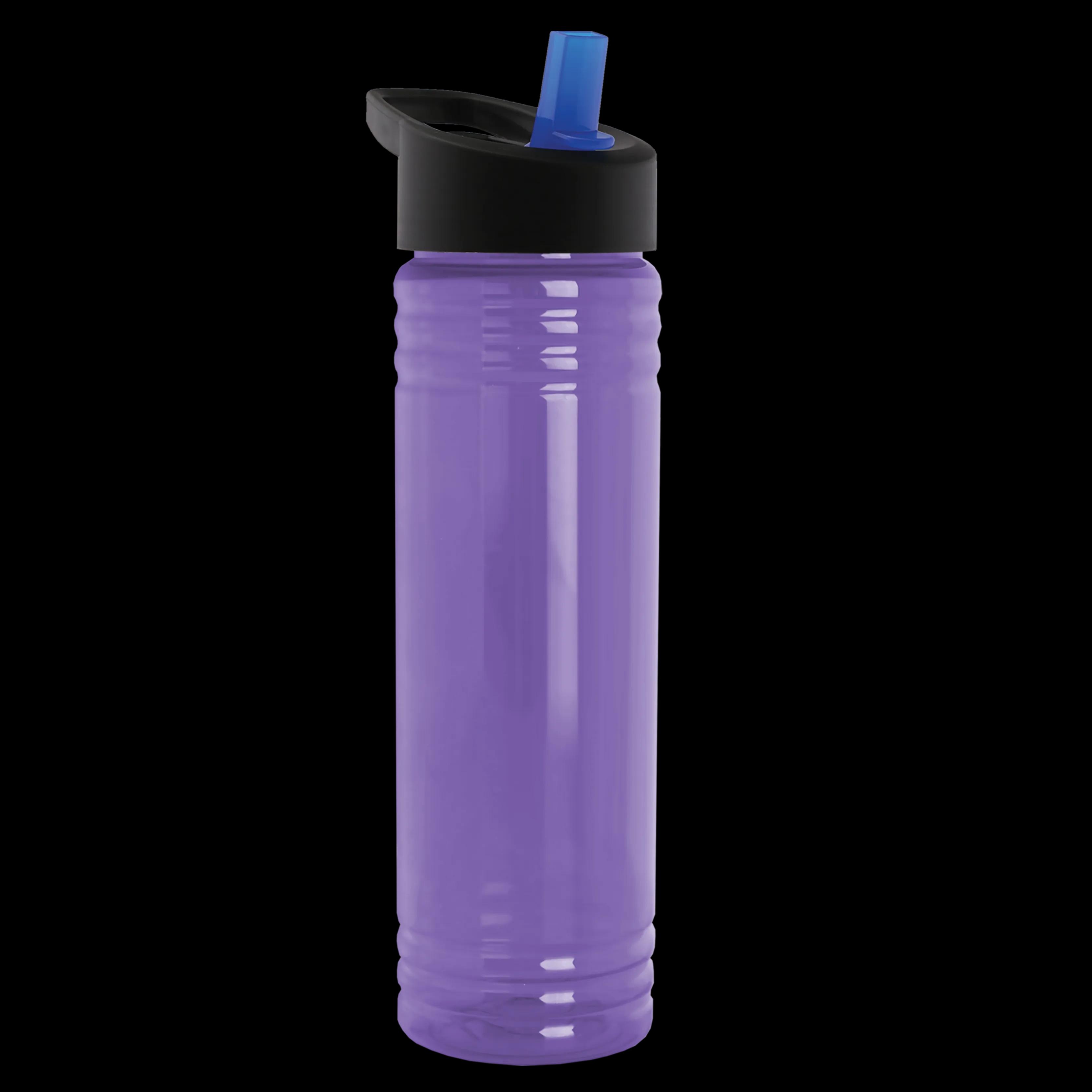 Garyline® Slim Fit RPET Bottle with Flip-Straw Lid - 24 oz. 271 of 292