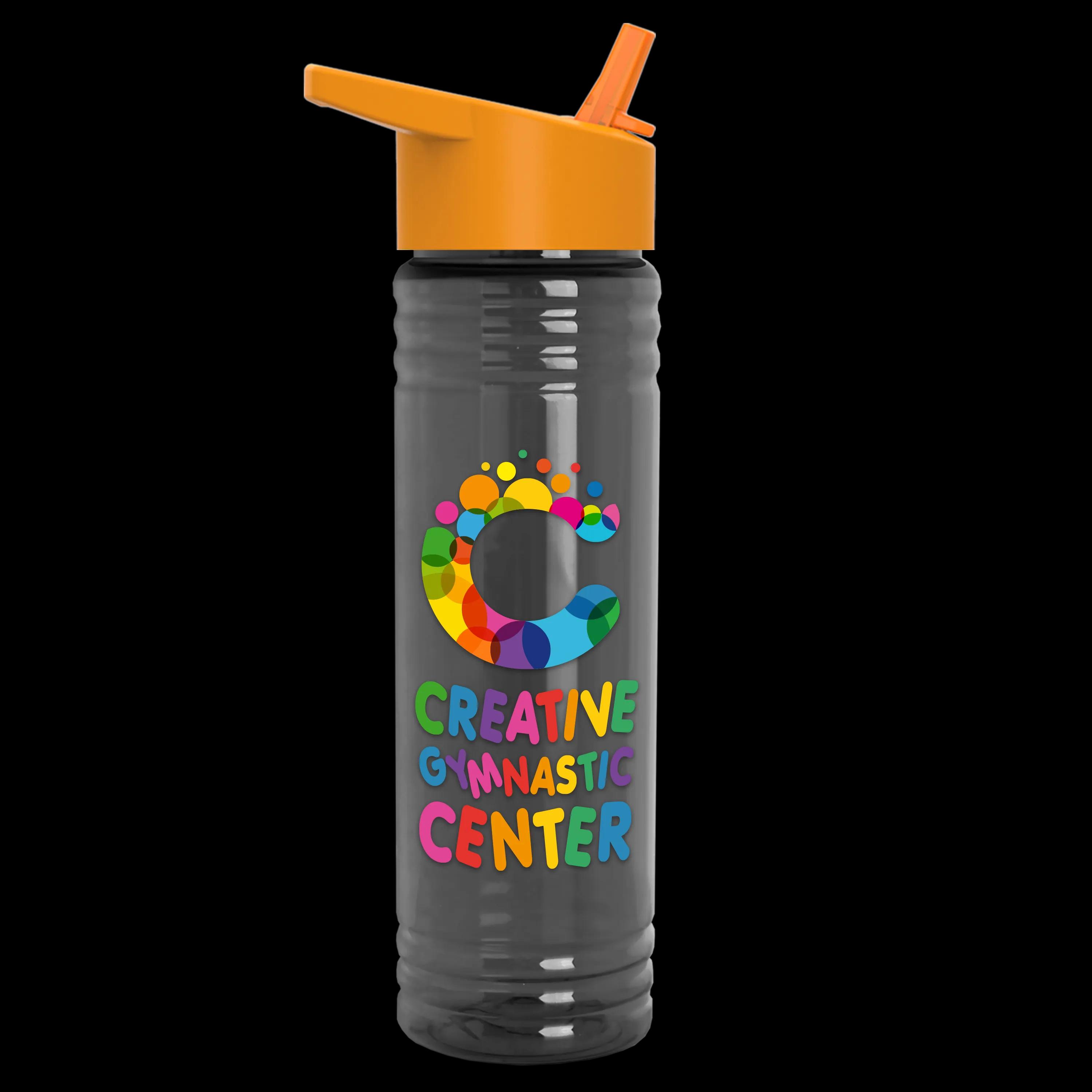 Garyline® Slim Fit RPET Bottle with Flip-Straw Lid - 24 oz. 69 of 292