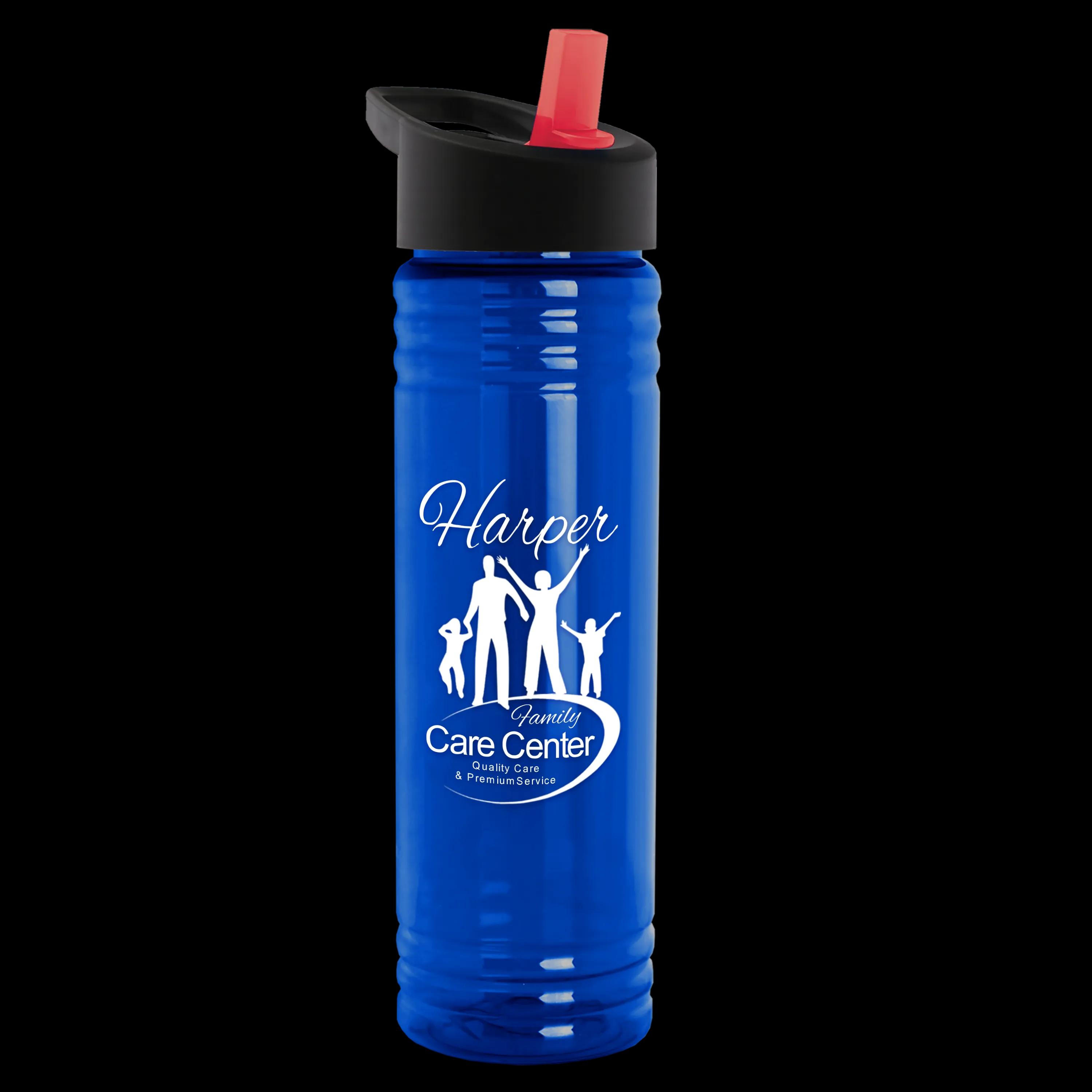 Garyline® Slim Fit RPET Bottle with Flip-Straw Lid - 24 oz. 82 of 292