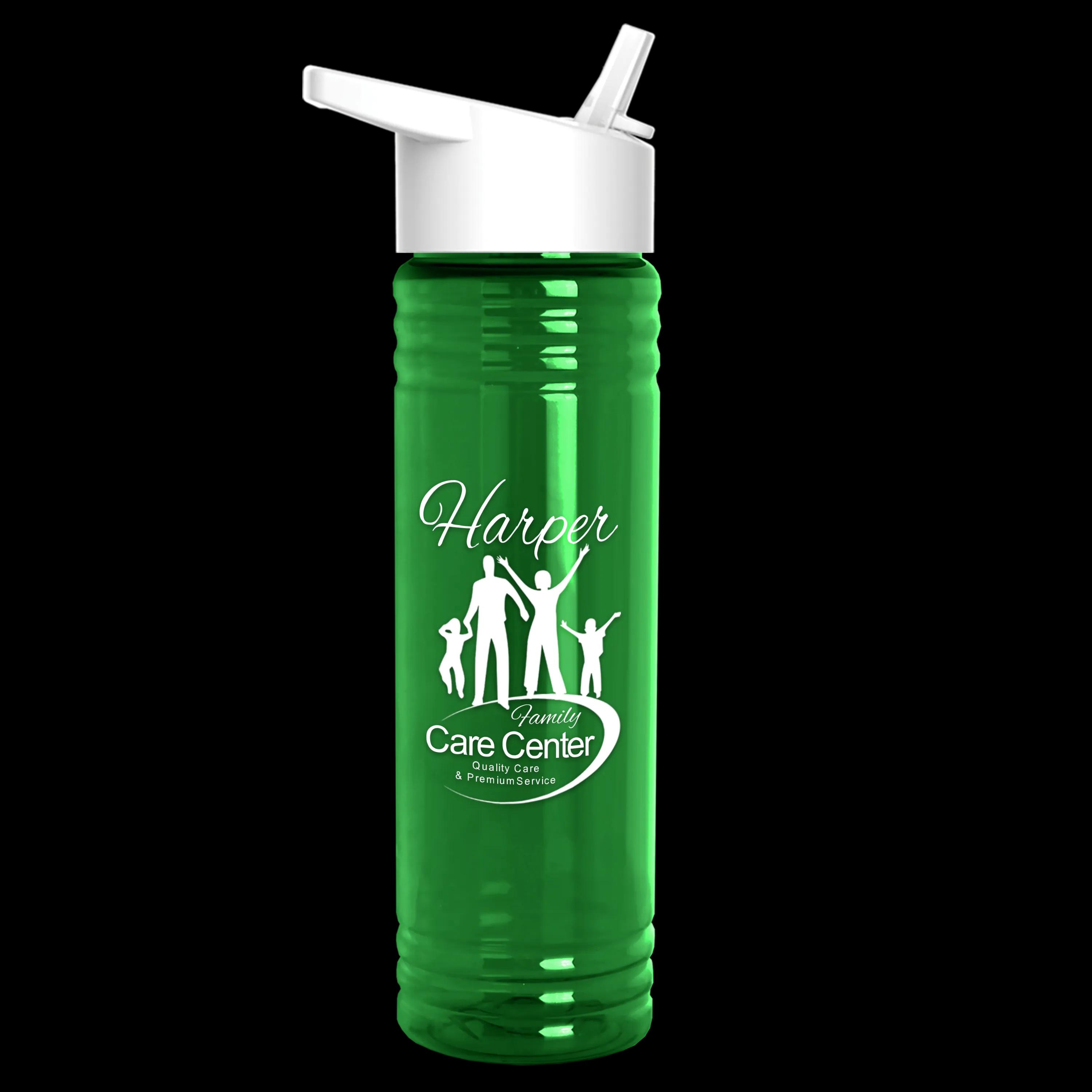 Garyline® Slim Fit RPET Bottle with Flip-Straw Lid - 24 oz. 111 of 292