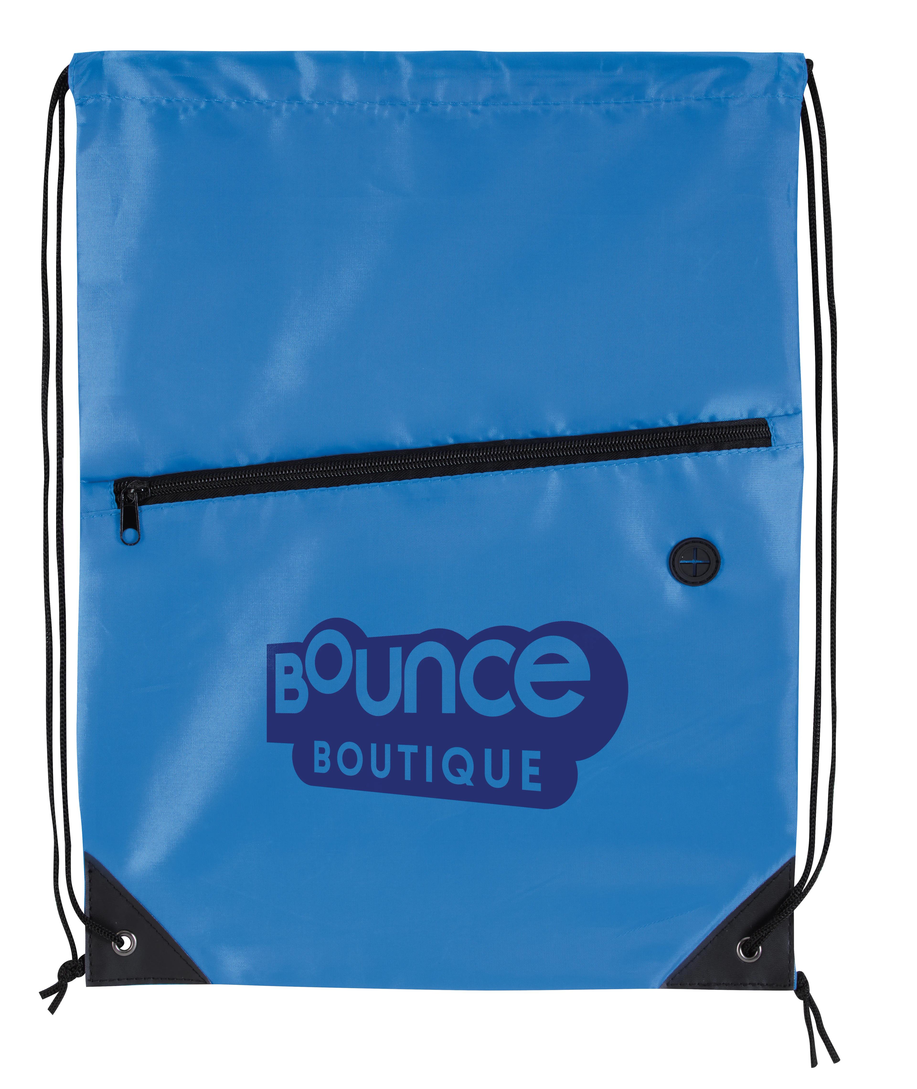 Front Zip Drawstring Backpack 13 of 18