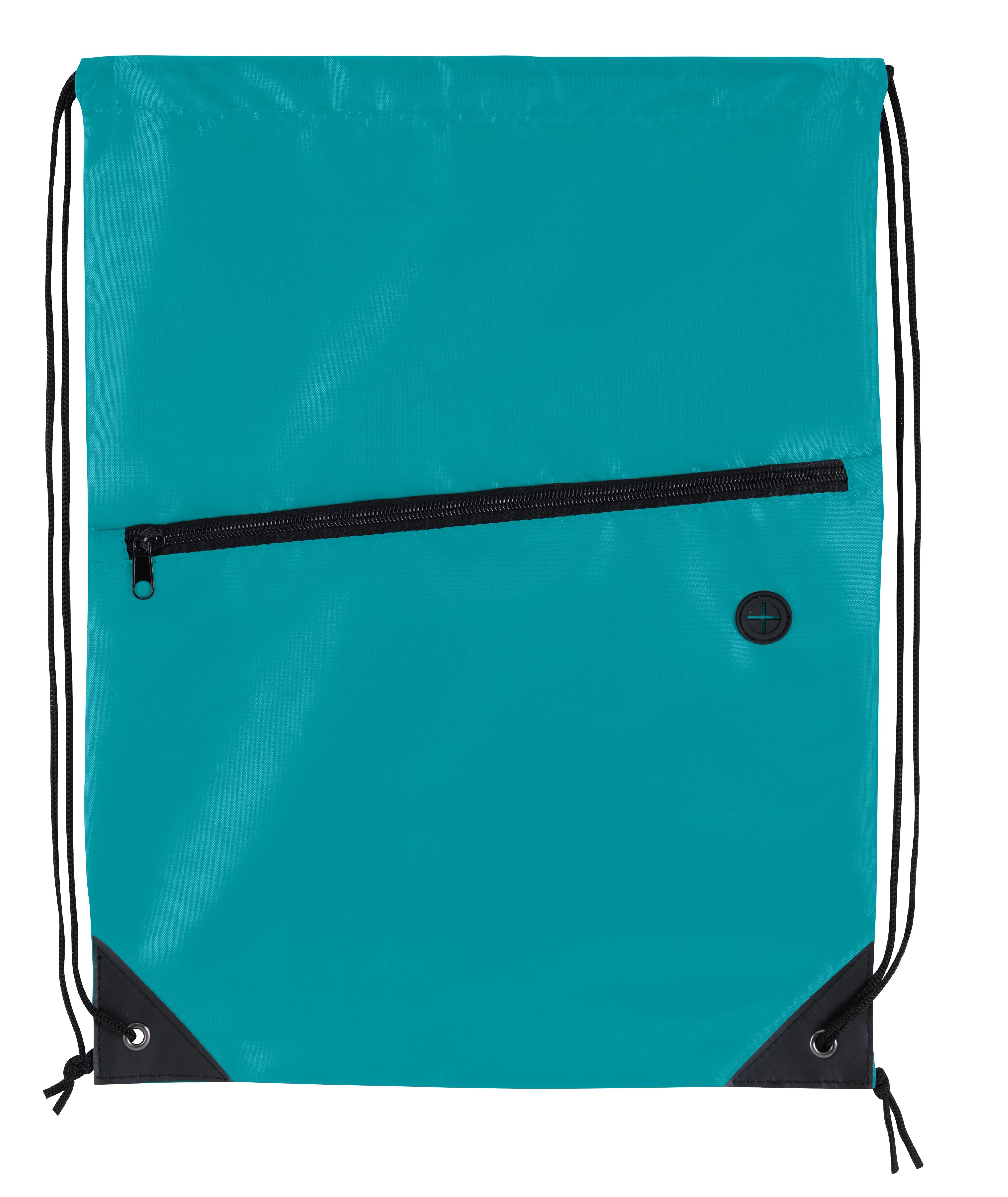 Front Zip Drawstring Backpack 4 of 18