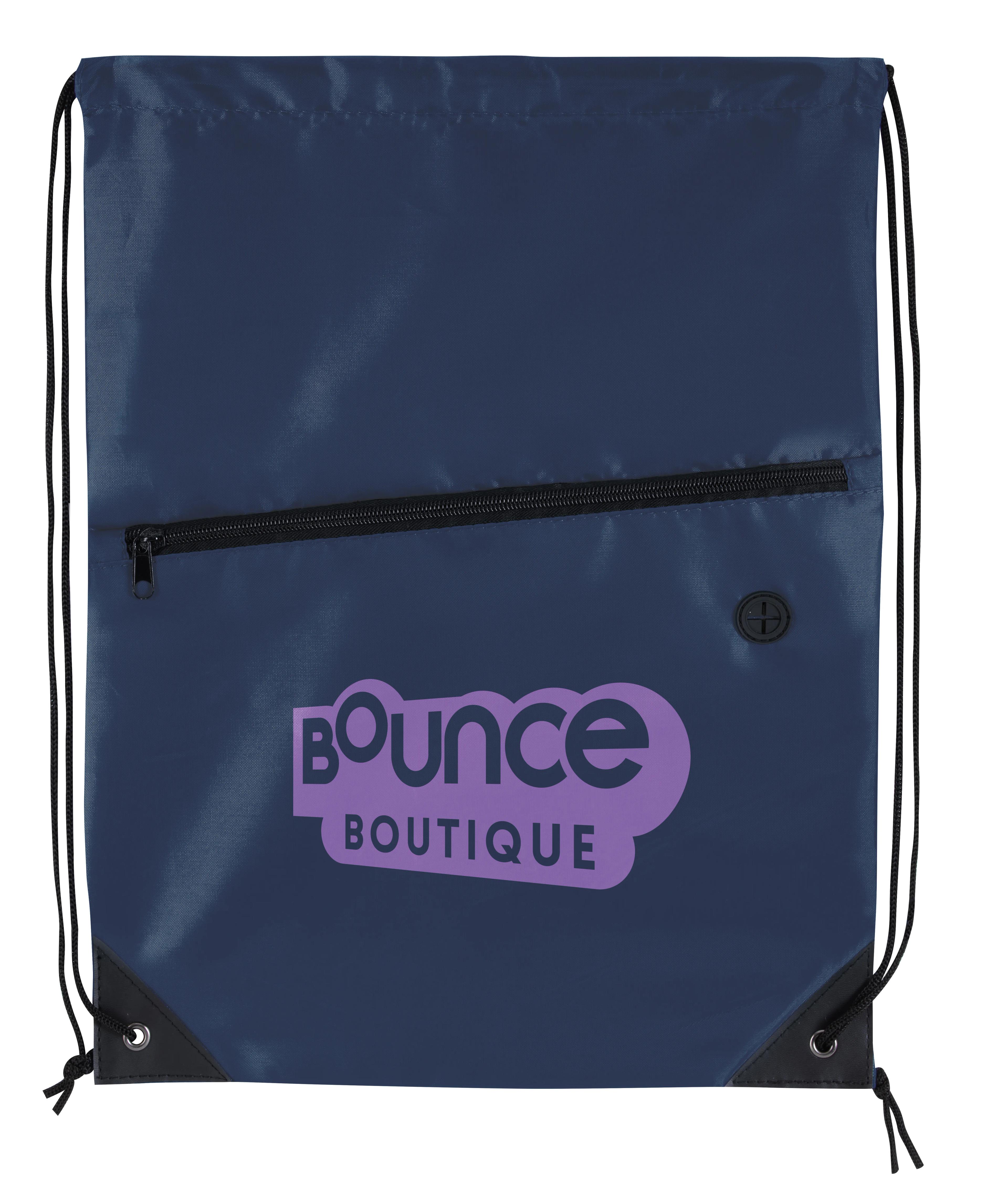 Front Zip Drawstring Backpack 11 of 18