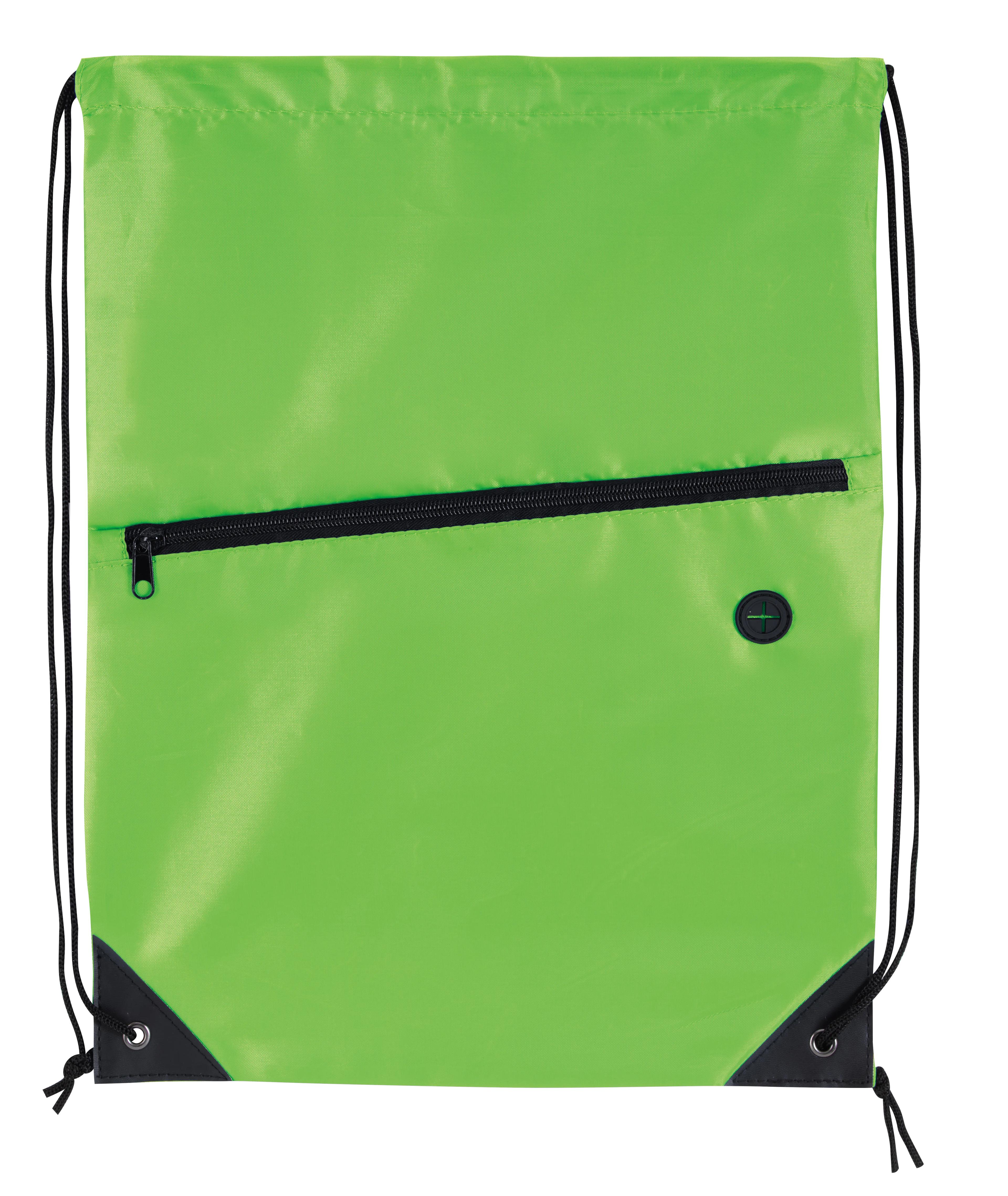 Front Zip Drawstring Backpack 2 of 18