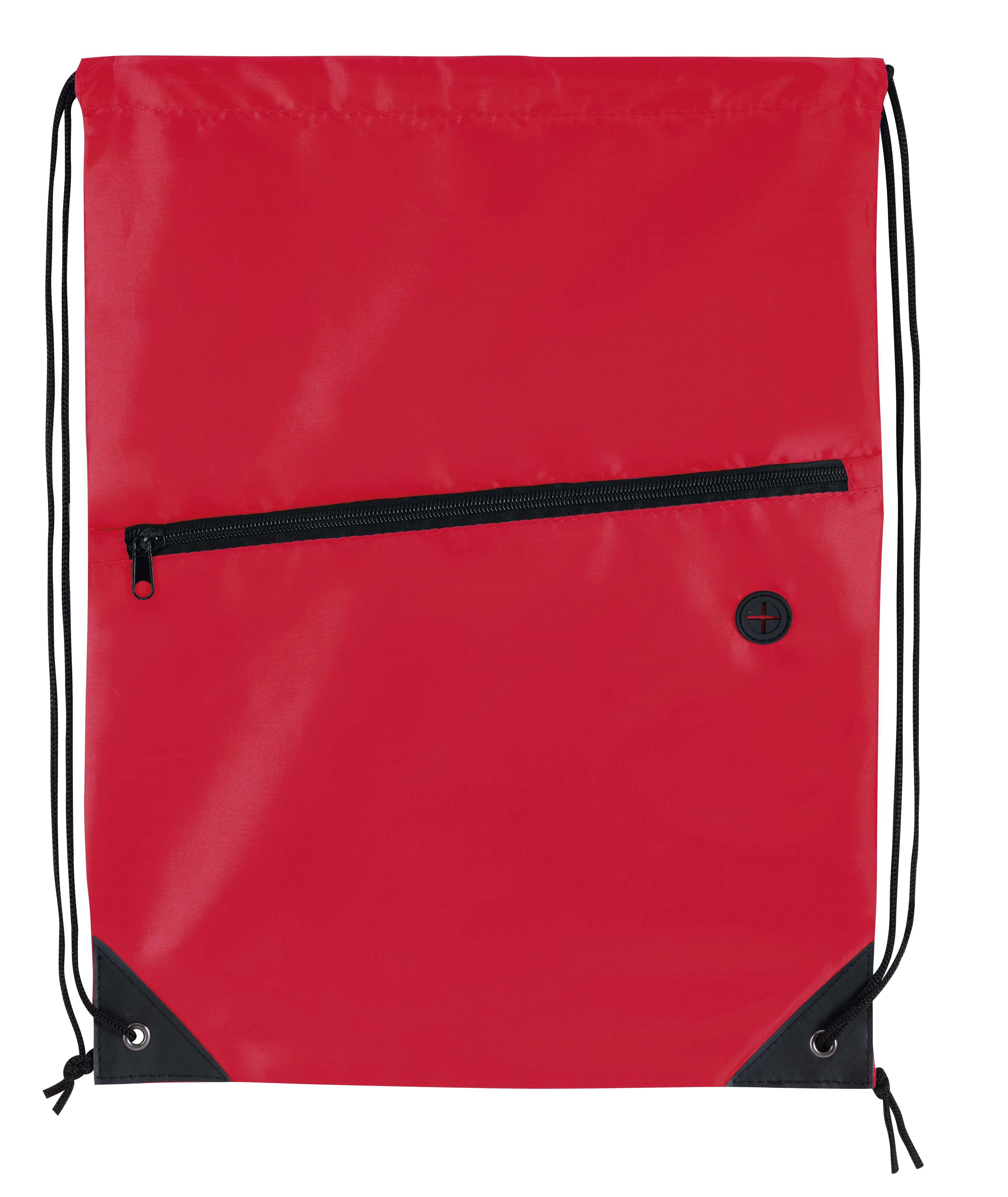 Front Zip Drawstring Backpack 4 of 18