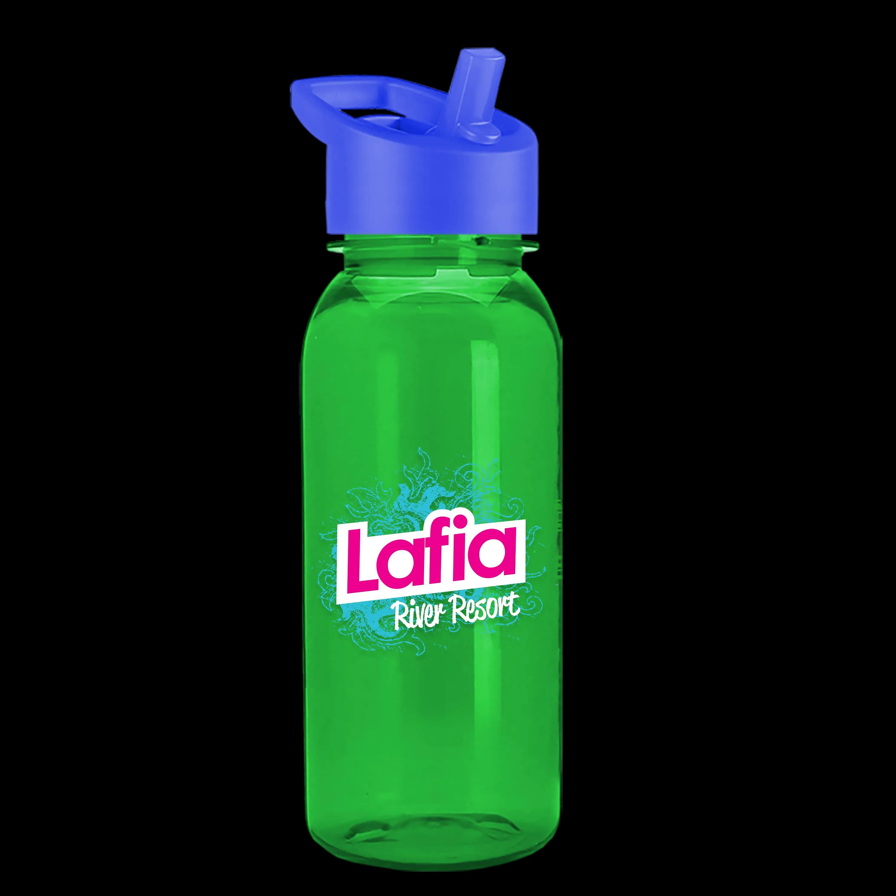 Garyline® Cadet Tritan® Bottle with Flip-Straw Lid - 18 oz. 126 of 174