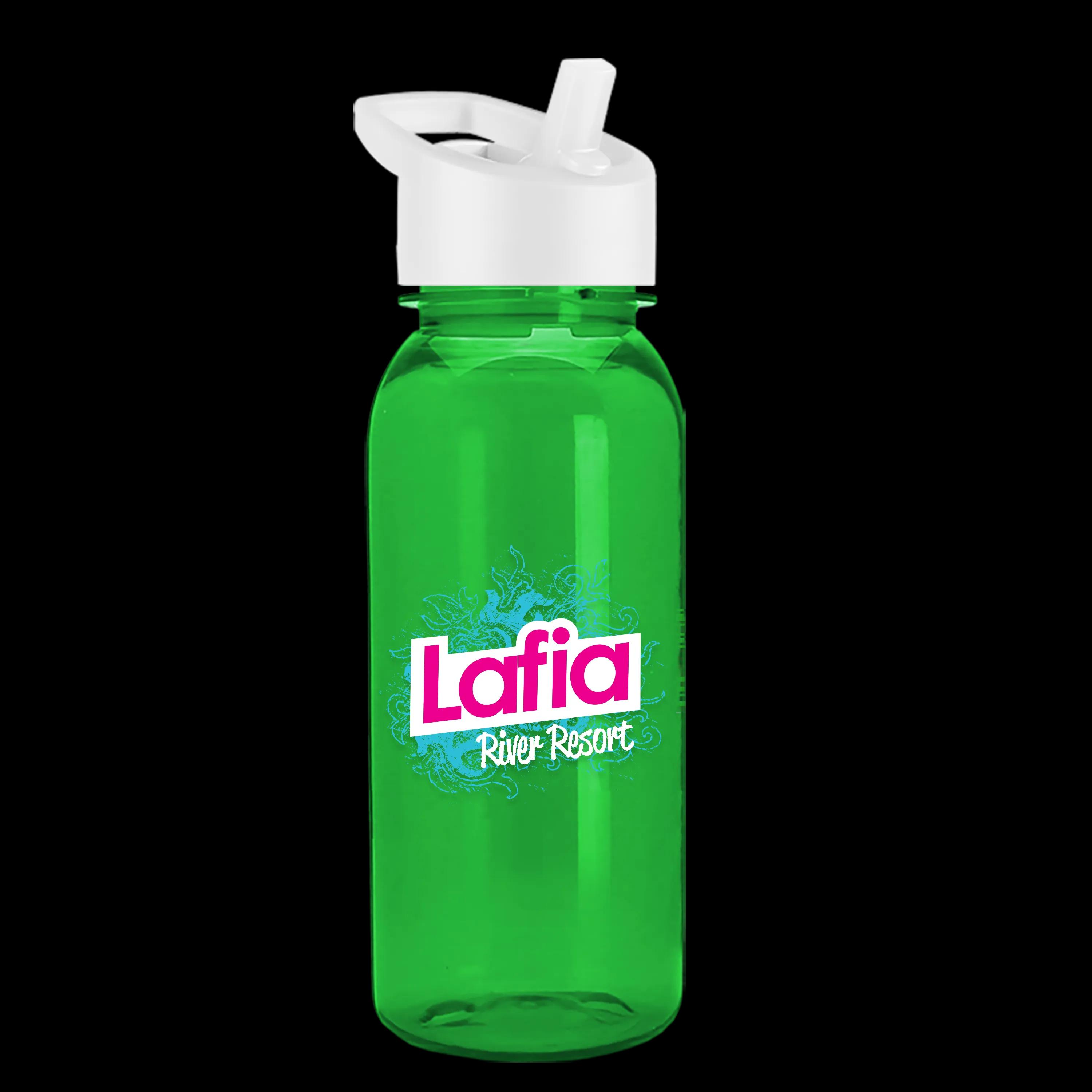 Garyline® Cadet Tritan® Bottle with Flip-Straw Lid - 18 oz. 130 of 174
