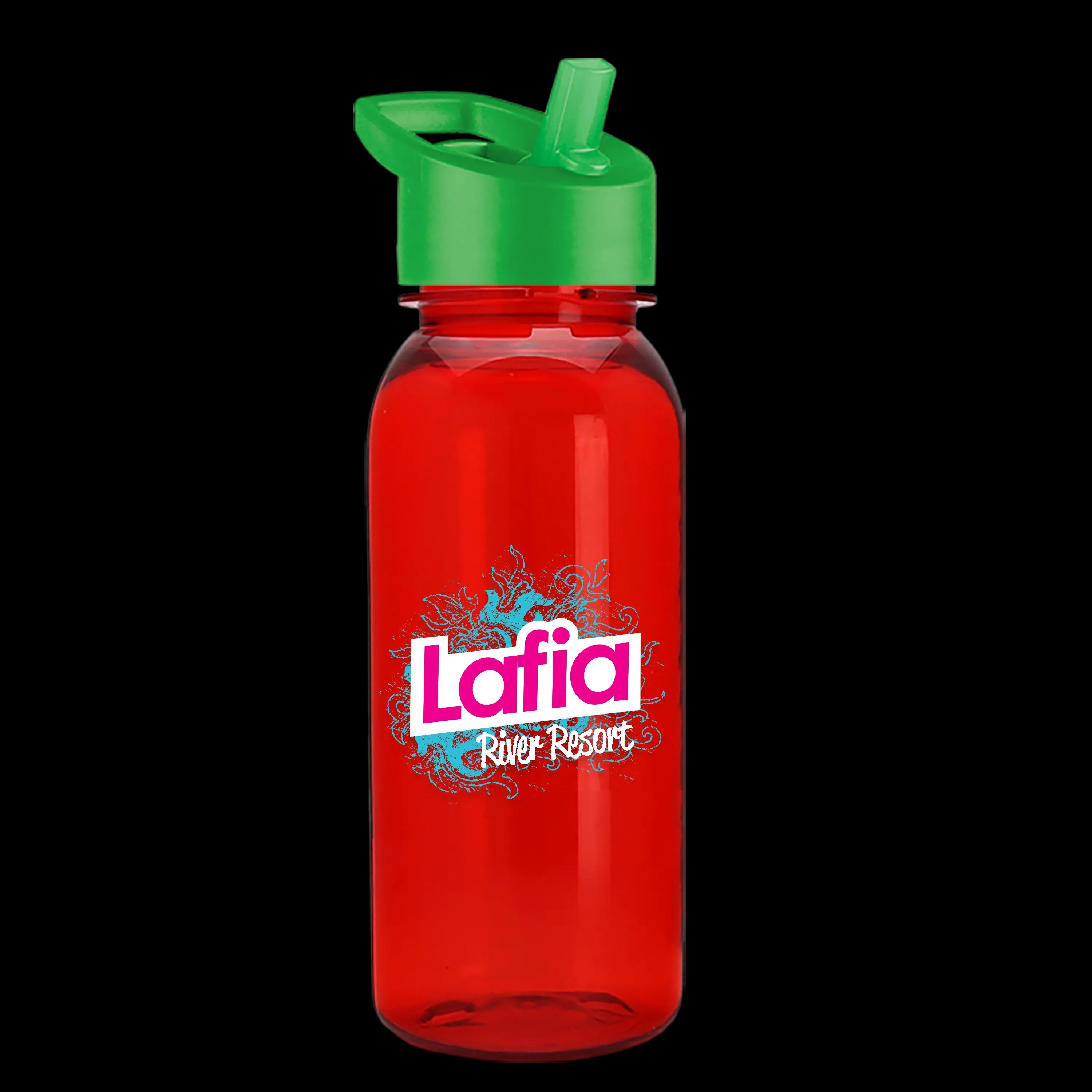 Garyline® Cadet Tritan® Bottle with Flip-Straw Lid - 18 oz. 140 of 174