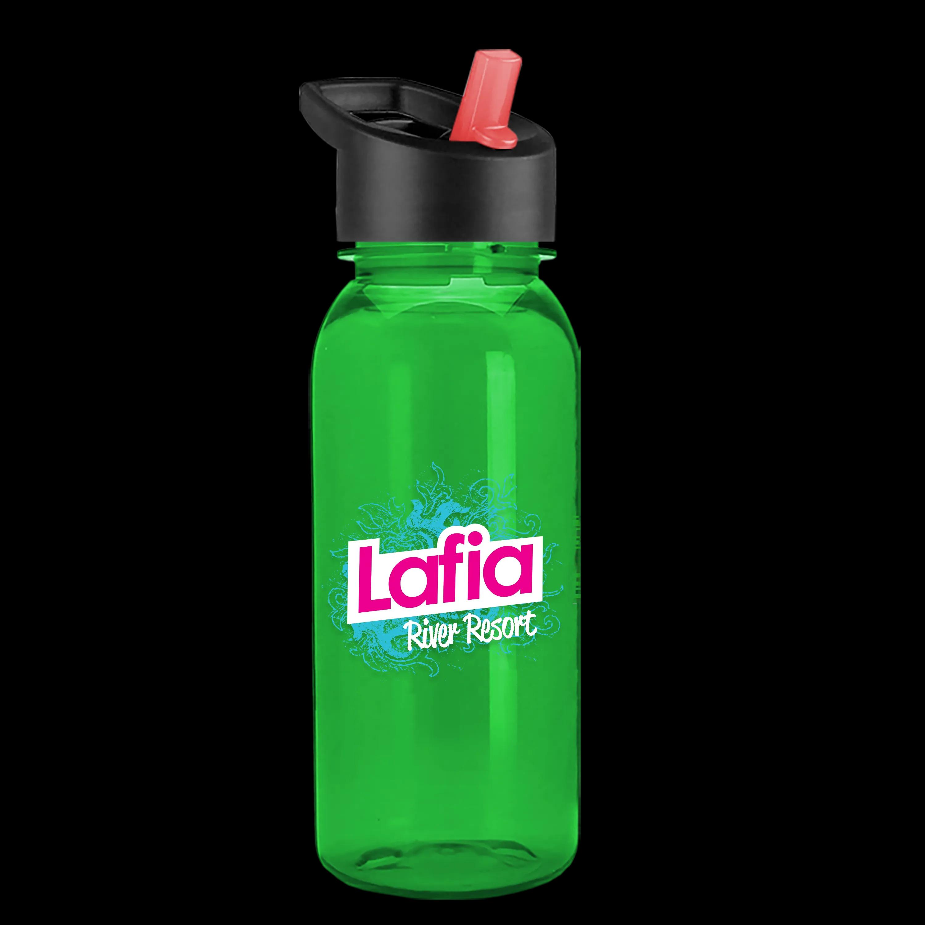 Garyline® Cadet Tritan® Bottle with Flip-Straw Lid - 18 oz. 116 of 174