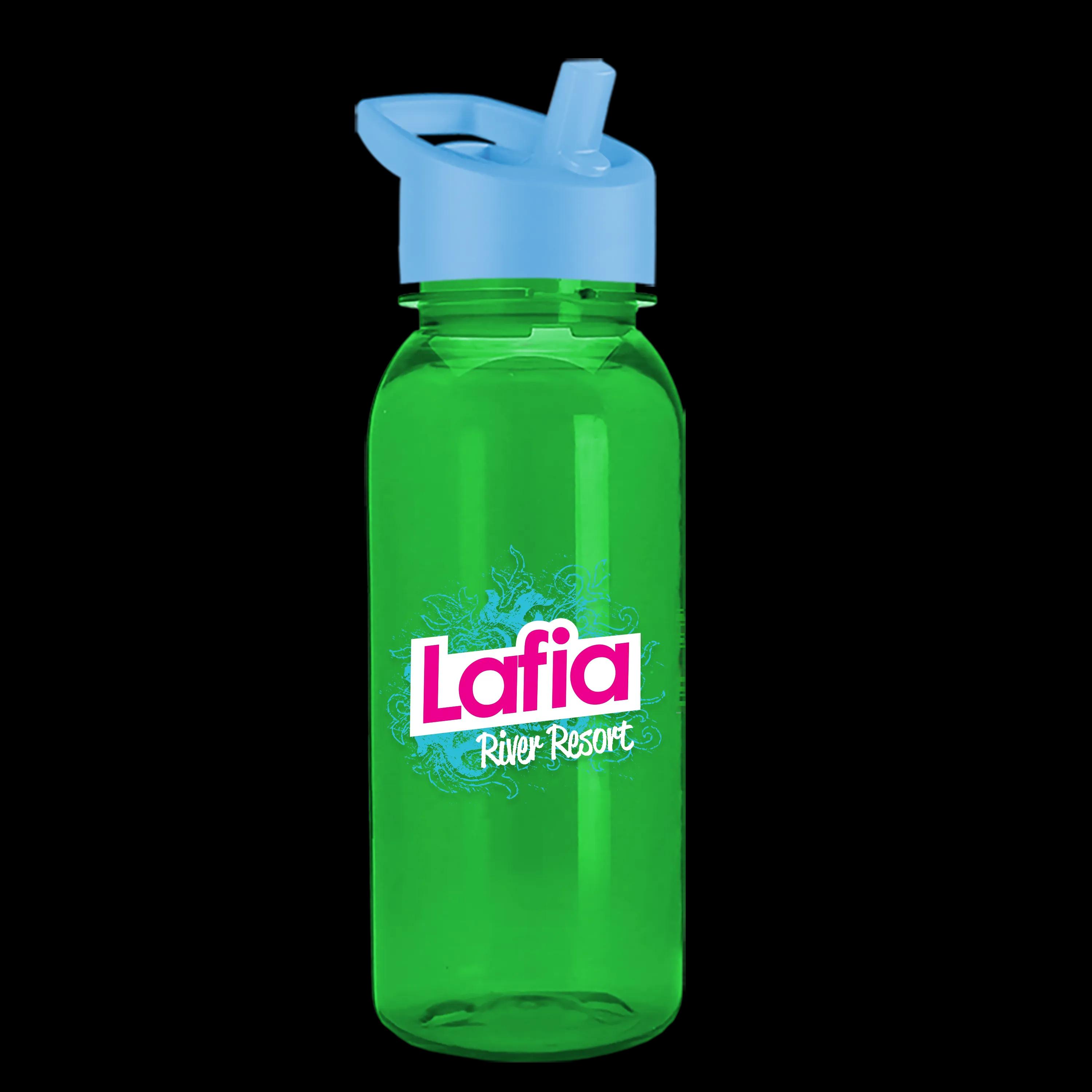 Garyline® Cadet Tritan® Bottle with Flip-Straw Lid - 18 oz. 118 of 174