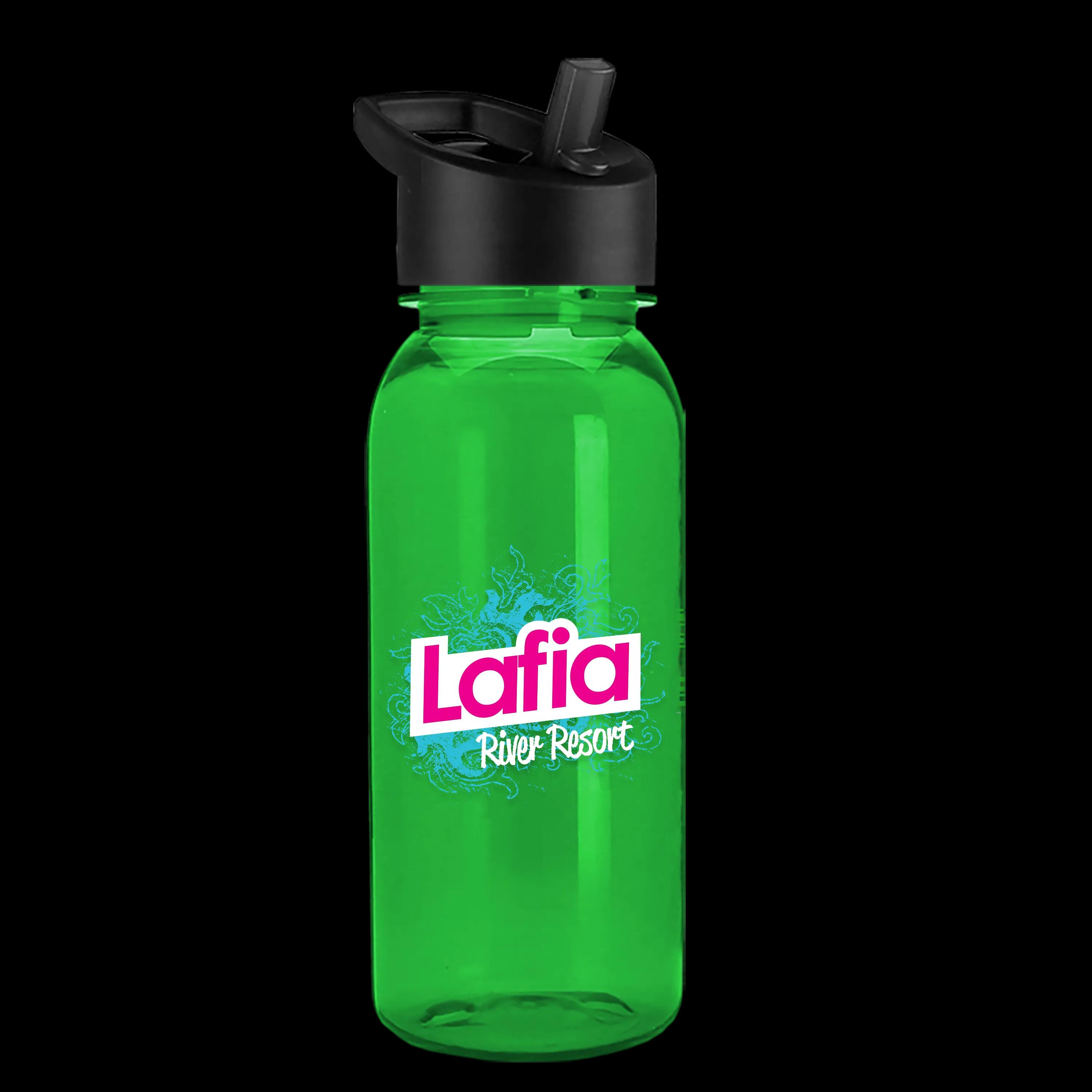 Garyline® Cadet Tritan® Bottle with Flip-Straw Lid - 18 oz. 112 of 174