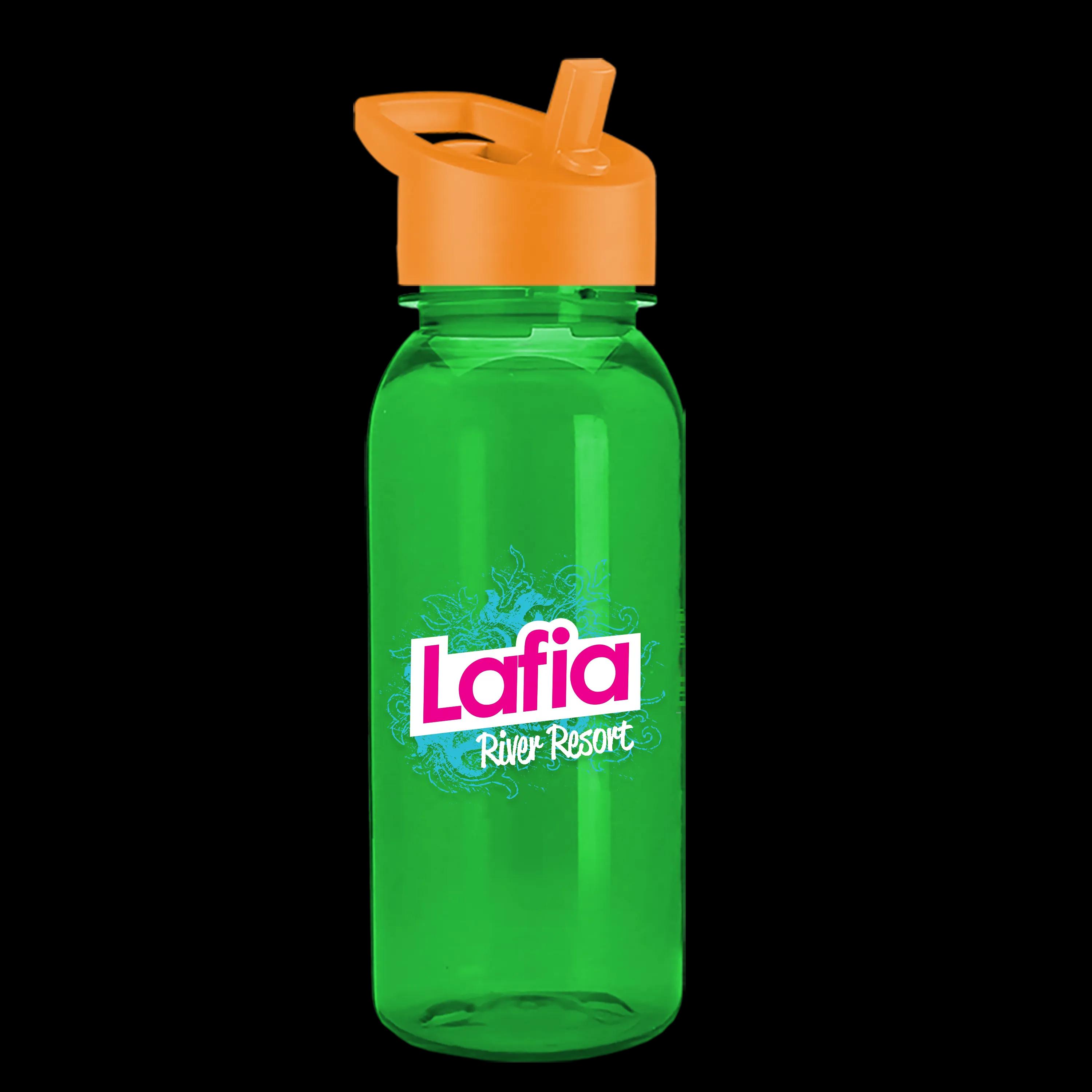 Garyline® Cadet Tritan® Bottle with Flip-Straw Lid - 18 oz. 122 of 174